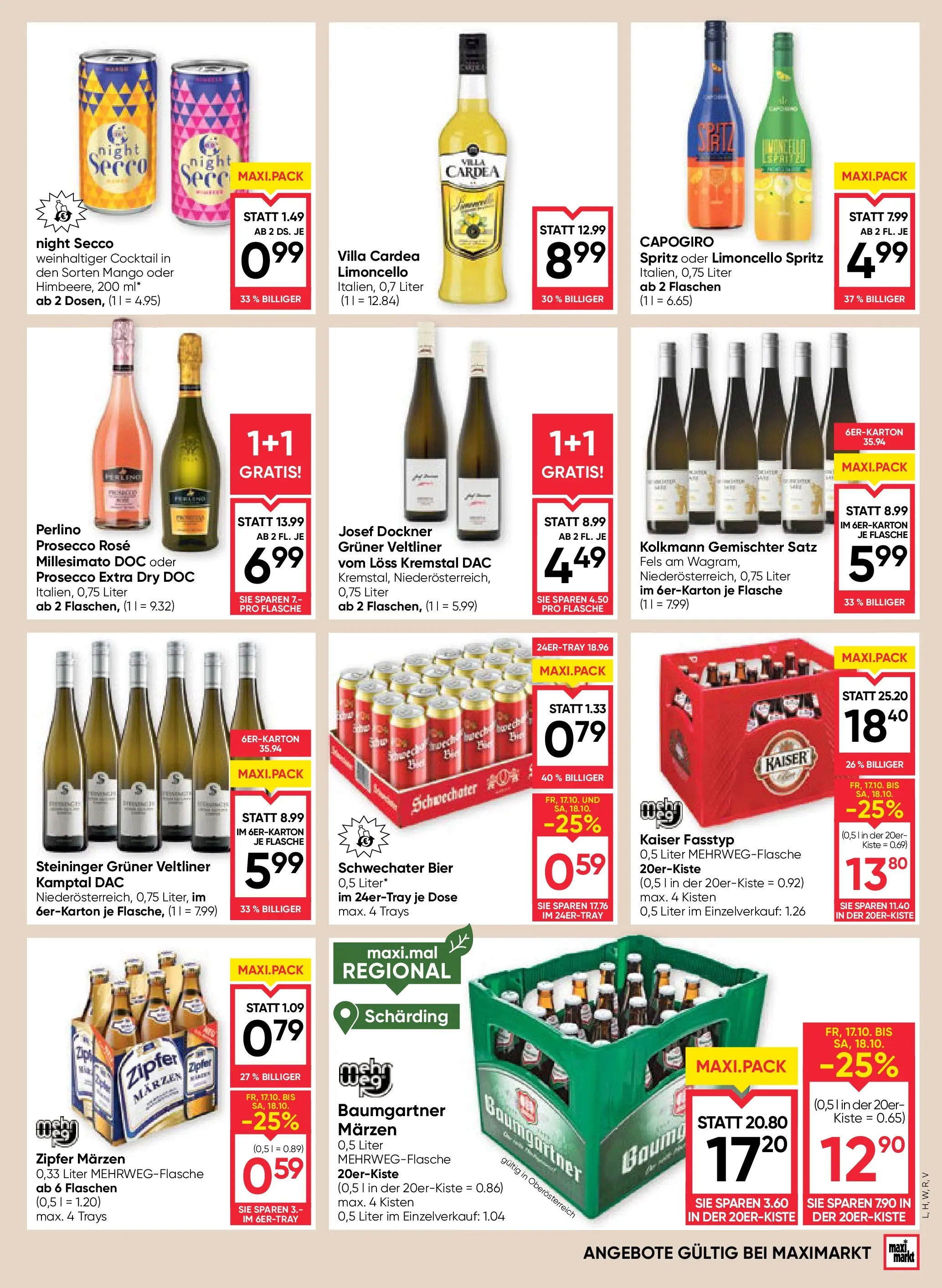 Maximarkt Haid, Linz von 16.10.2025 - Aktuelle Angebote | Seite: 15 | Produkte: Mango, Bier