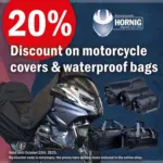 Hornig 20% discount on motorcycle - al 25.10.2025