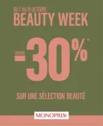 Monoprix BEAUTY WEEK - au 19.10.2025