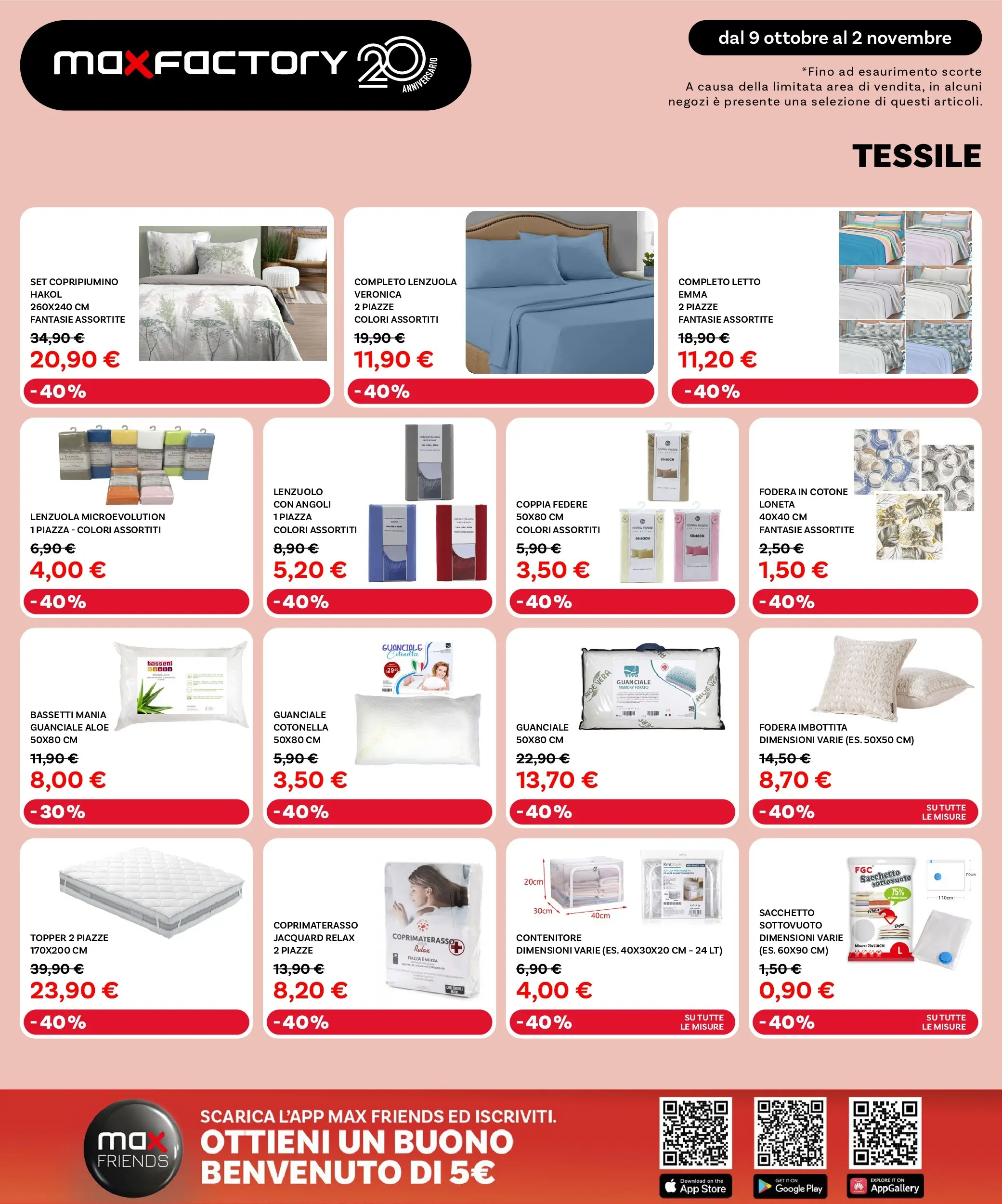 Nuovo Max Factory - Grandi Offerte fino al -50% dal 09/10/2025 > offerte anteprima 🛍️ | Pagina: 15 | Prodotti: Copripiumino, The, Aloe vera, Guanciale