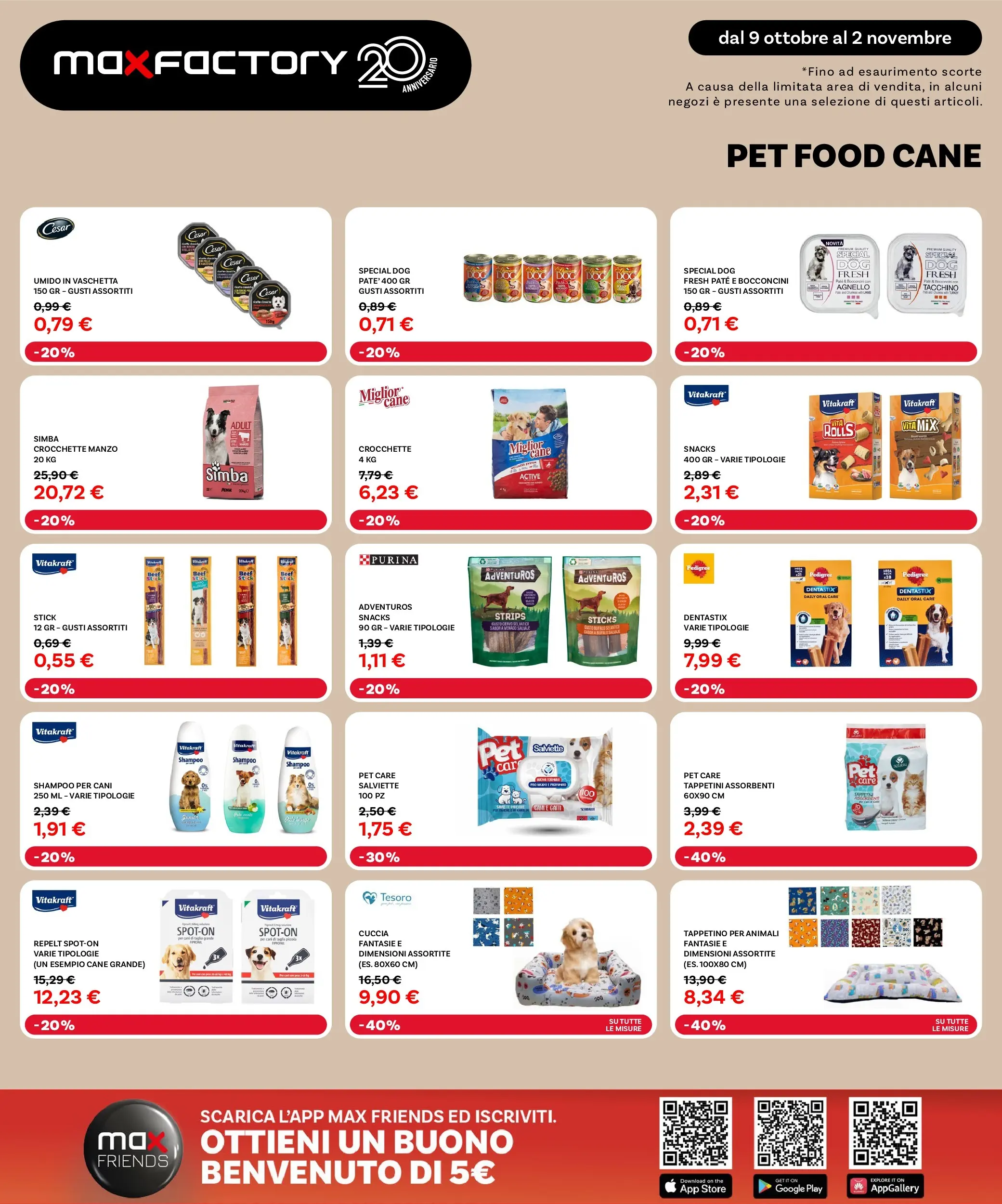 Nuovo Max Factory - Grandi Offerte fino al -50% dal 09/10/2025 > offerte anteprima 🛍️ | Pagina: 28 | Prodotti: Shampoo, Paté, Tacchino, Agnello