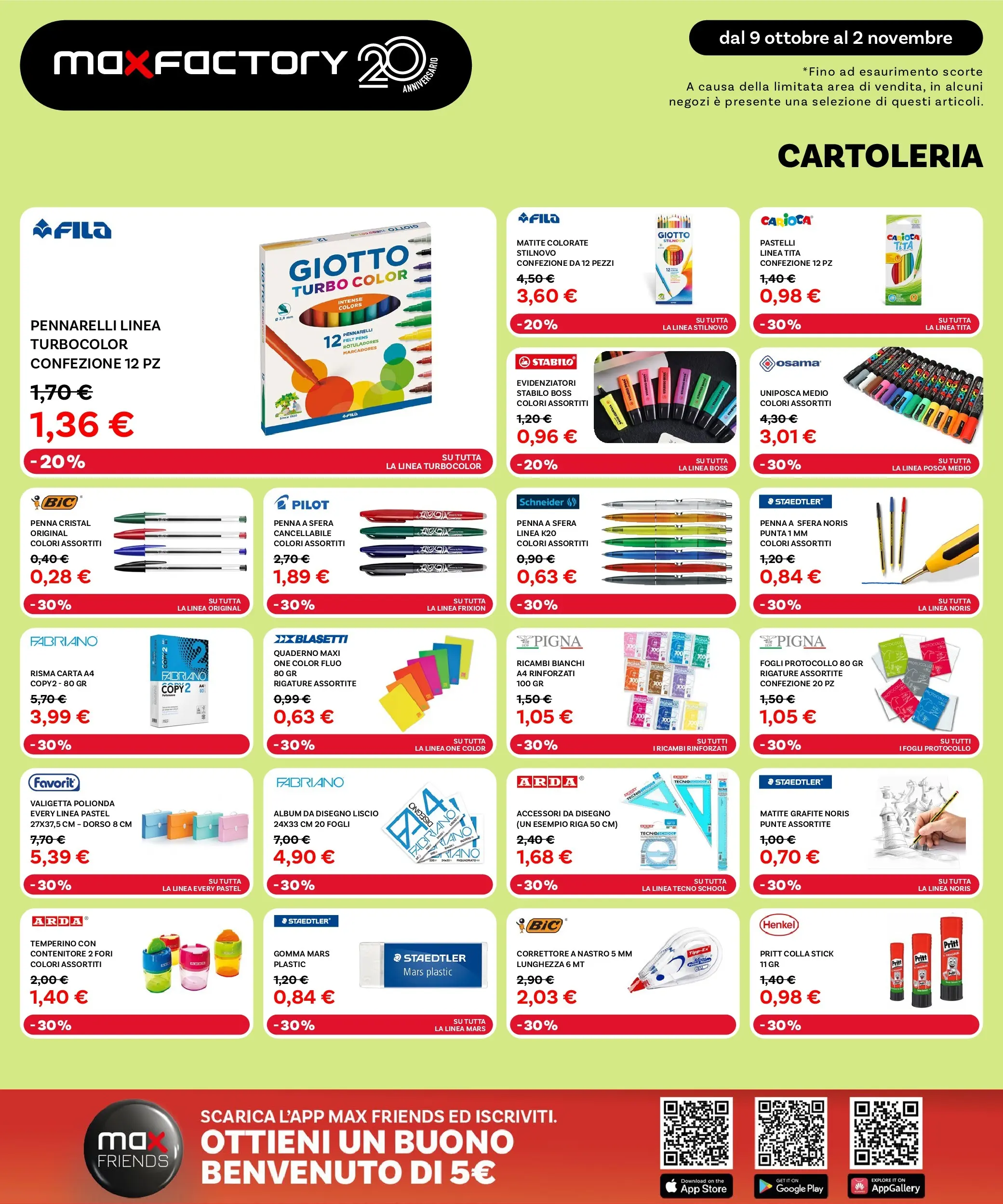 Nuovo Max Factory - Grandi Offerte fino al -50% dal 09/10/2025 > offerte anteprima 🛍️ | Pagina: 31 | Prodotti: The, Contenitore, Pastelli, Correttore
