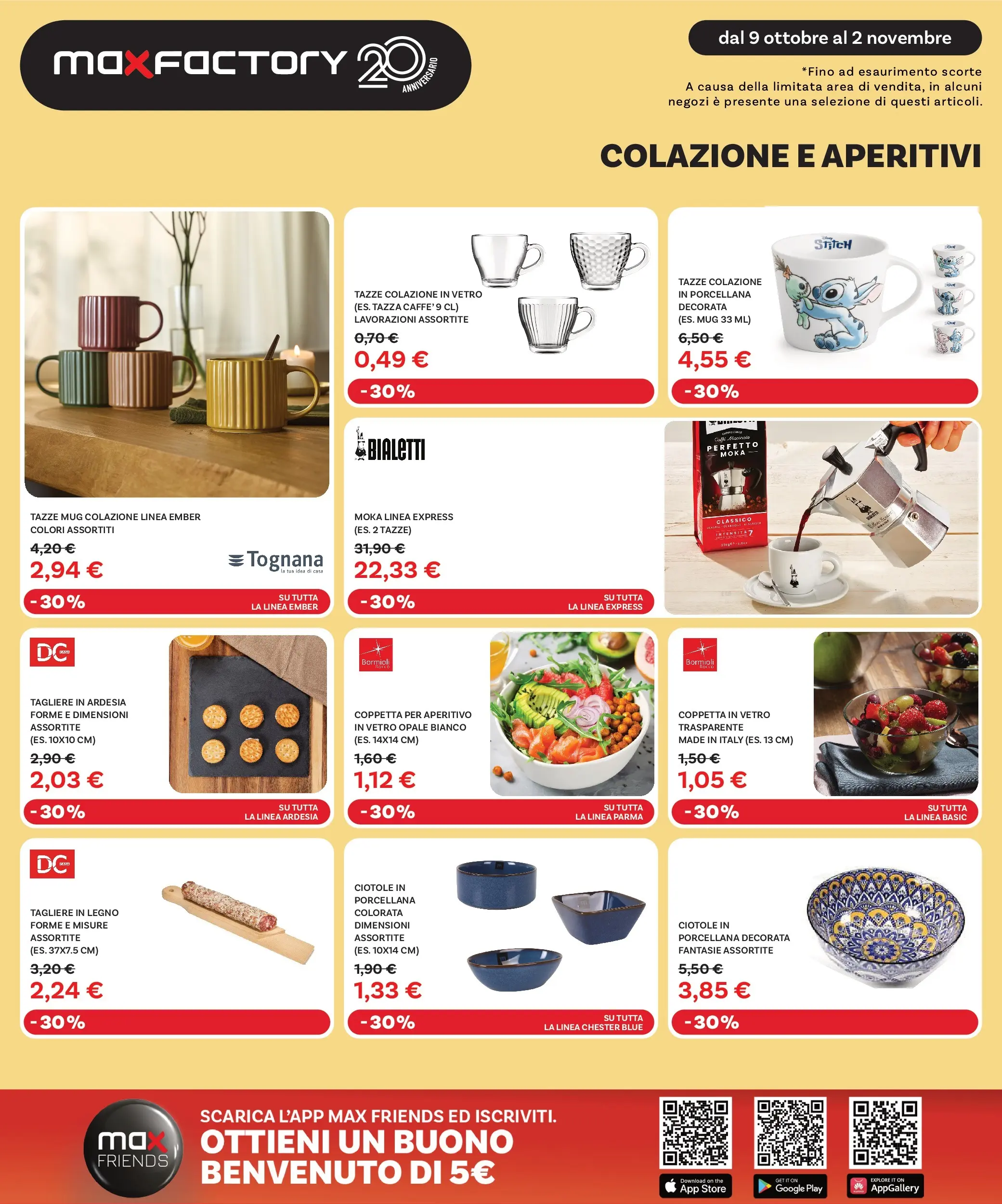 Nuovo Max Factory - Grandi Offerte fino al -50% dal 09/10/2025 > offerte anteprima 🛍️ | Pagina: 4 | Prodotti: The, Tagliere, Aperitivo