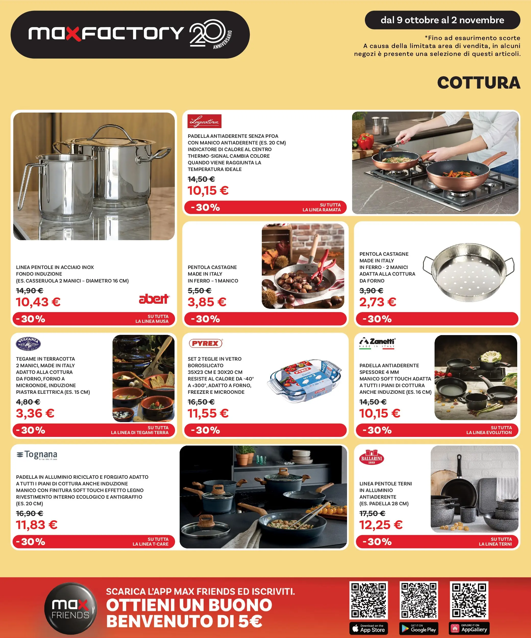 Nuovo Max Factory - Grandi Offerte fino al -50% dal 09/10/2025 > offerte anteprima 🛍️ | Pagina: 5 | Prodotti: Microonde, Forno, Casseruola, Terra