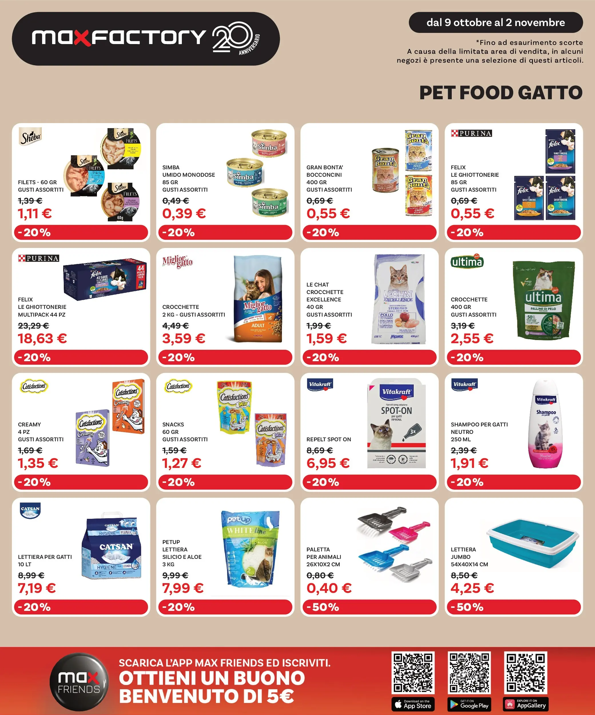 Nuovo Max Factory - Grandi Offerte fino al -50% dal 09/10/2025 > offerte anteprima 🛍️ | Pagina: 22 | Prodotti: Shampoo, Lettiera per gatti, Pollo, The