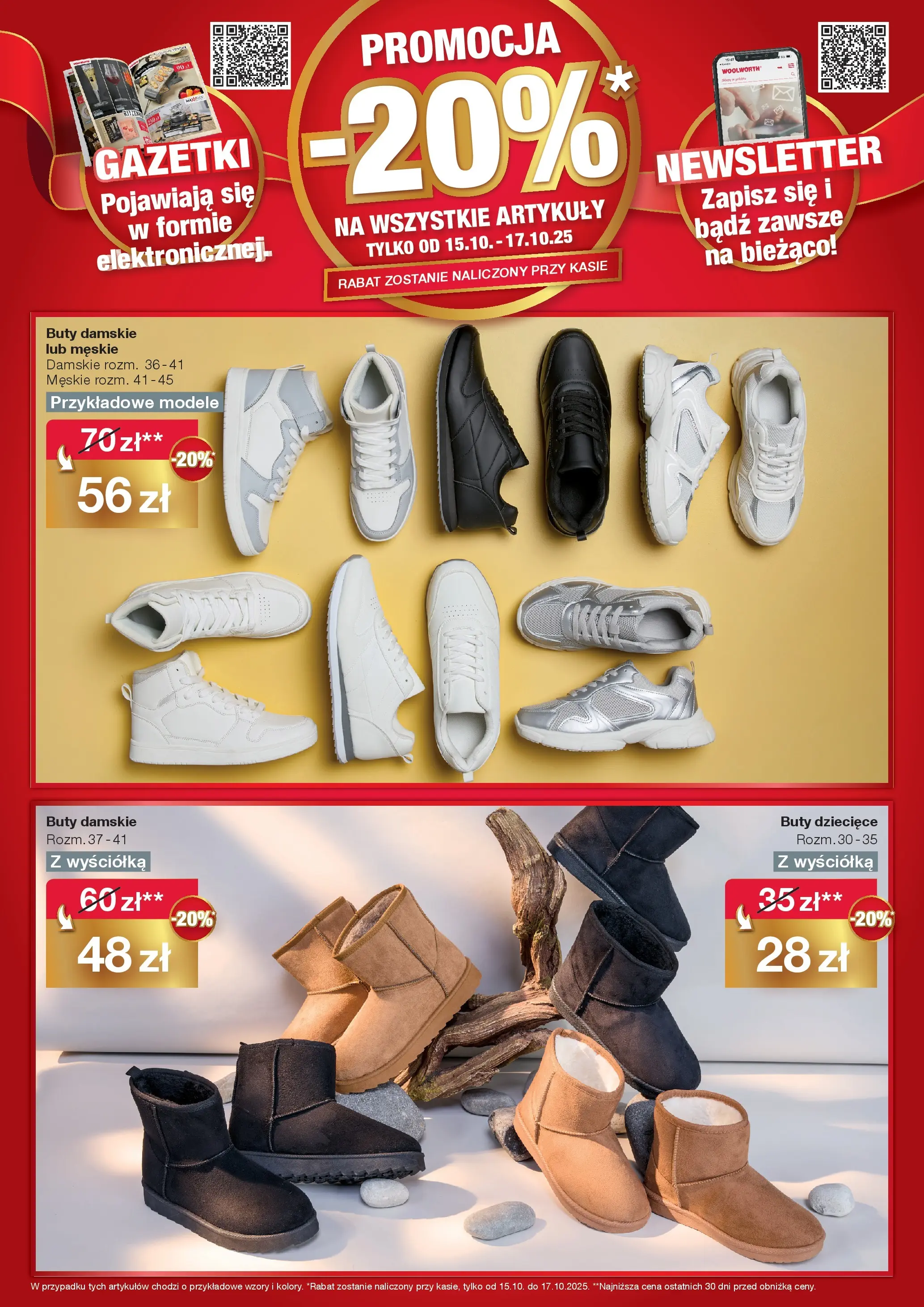 Woolworth Gazetka - Już w Dąbrowa Górnicza od (15.10.2025 - 17.10.2025) | Strona: 8 | Produkty: Buty