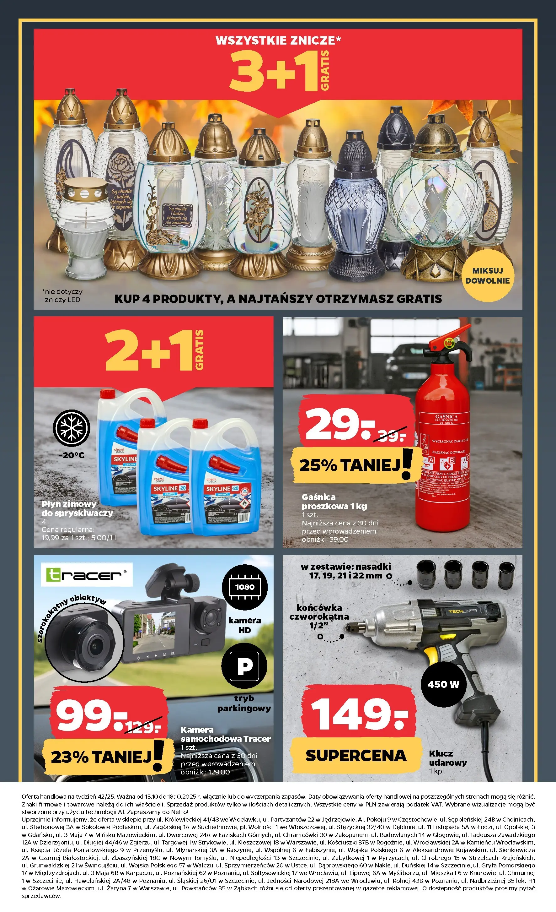 Netto gazetka - Spożywcza od 13.10.2025 - Aktualne promocje | Strona: 24 | Produkty: Gaśnica