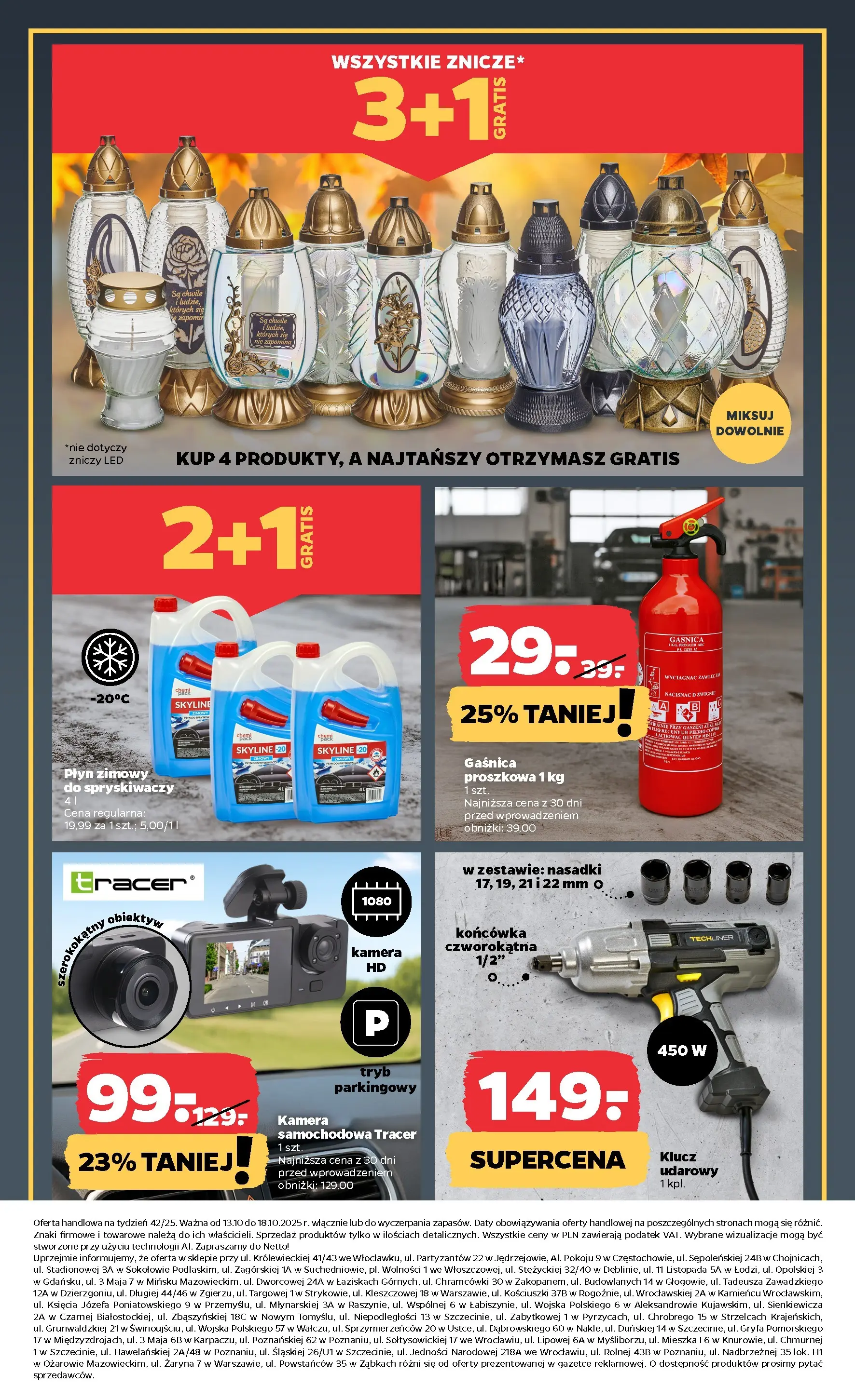 Netto gazetka - Spożywcza od 13.10.2025 - Aktualne promocje | Strona: 32 | Produkty: Gaśnica