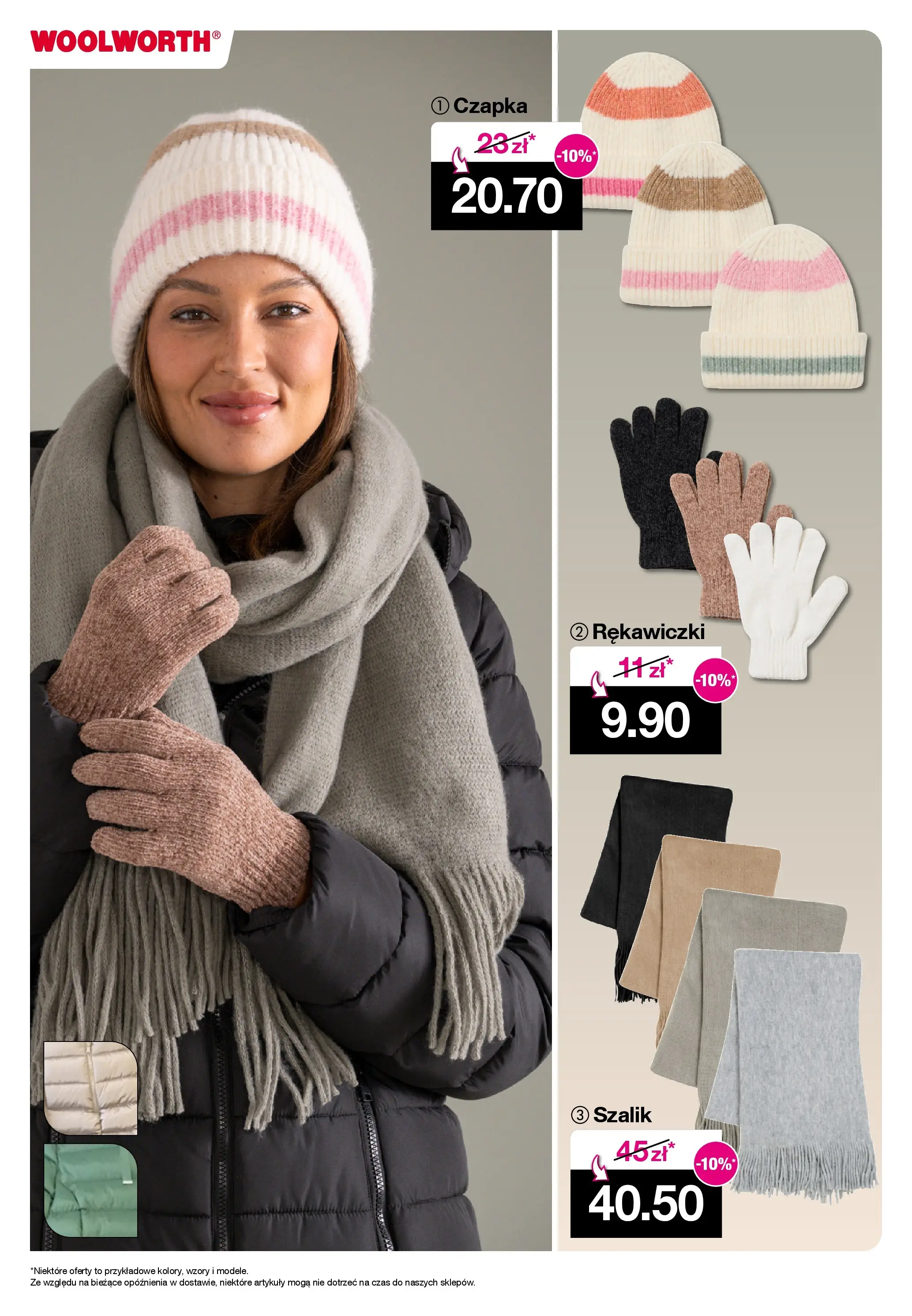 Woolworth Gazetka od (10.10.2025 - 20.10.2025) | Strona: 2 | Produkty: Szalik, Czapka, Rękawiczki