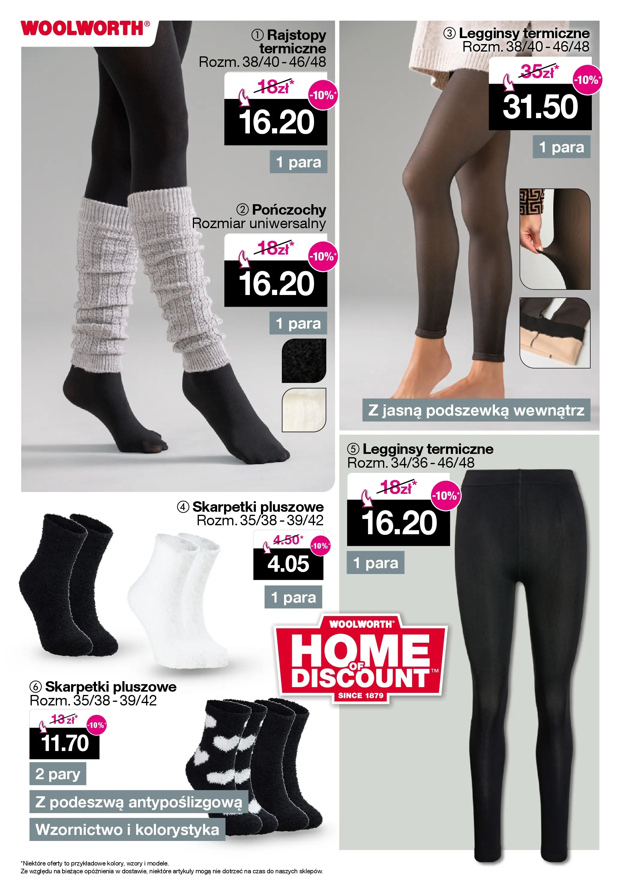 Woolworth Gazetka od (10.10.2025 - 20.10.2025) | Strona: 8 | Produkty: Legginsy, Rajstopy, Skarpetki, Pończochy