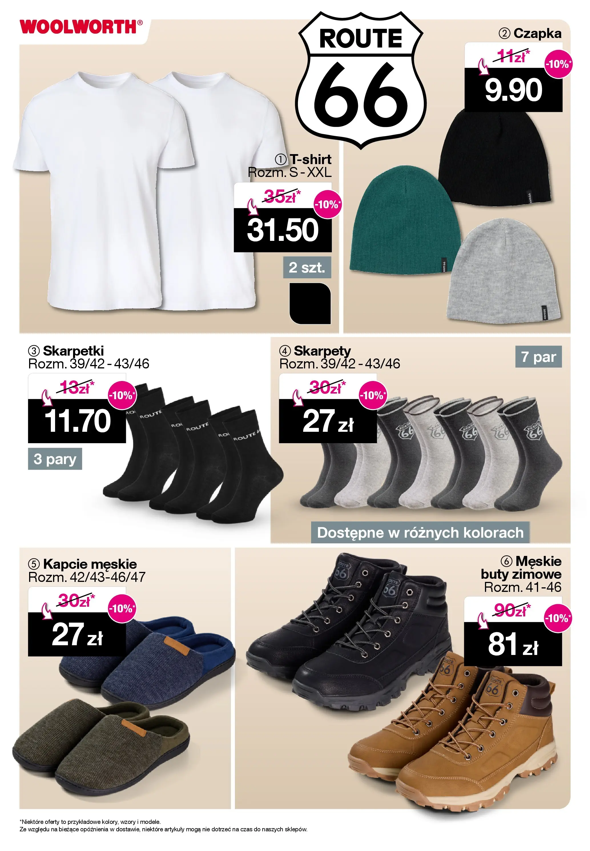 Woolworth Gazetka od (10.10.2025 - 20.10.2025) | Strona: 13 | Produkty: Skarpety, Czapka, Skarpetki, Buty zimowe