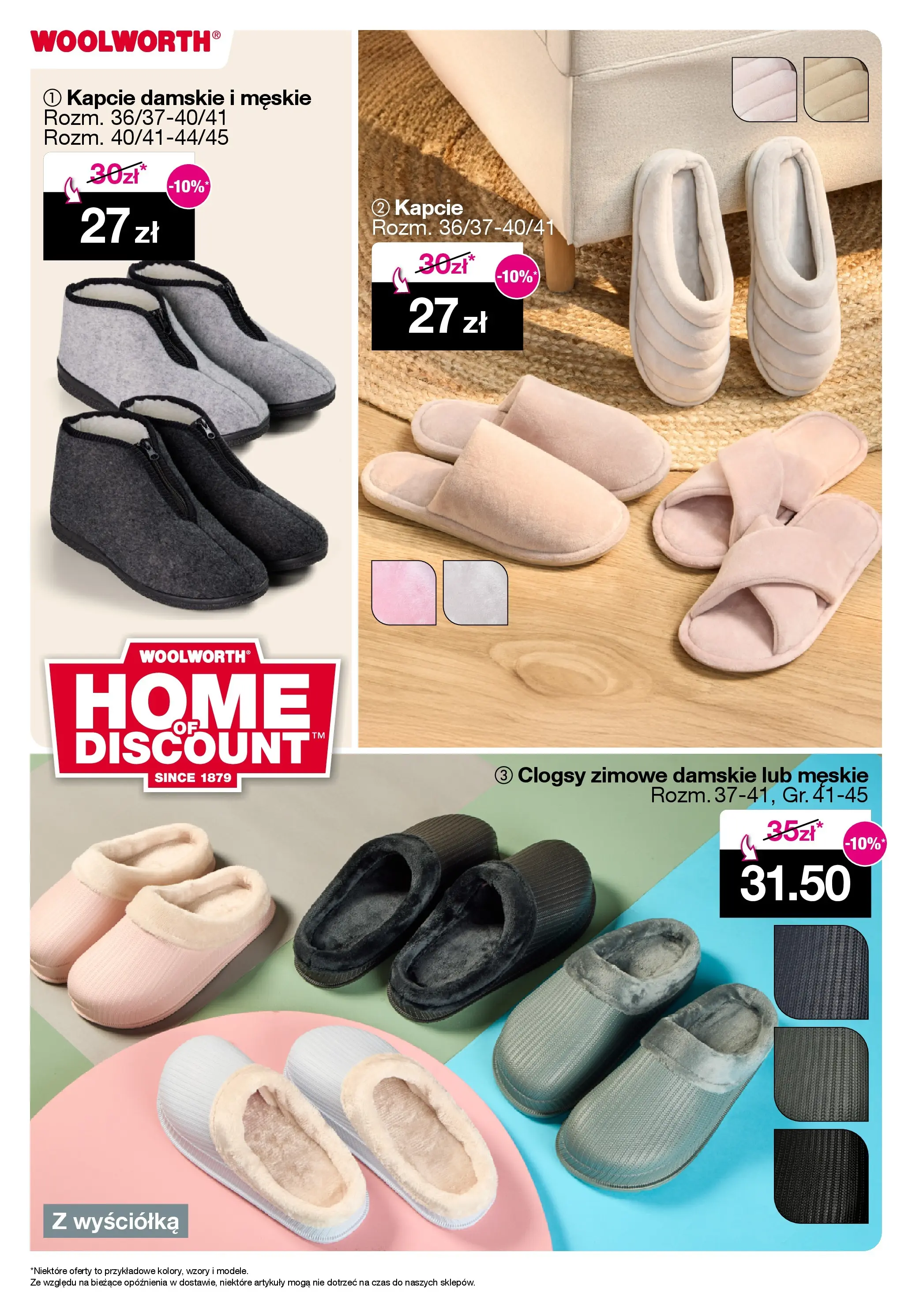 Woolworth Gazetka od (10.10.2025 - 20.10.2025) | Strona: 15 | Produkty: Kapcie