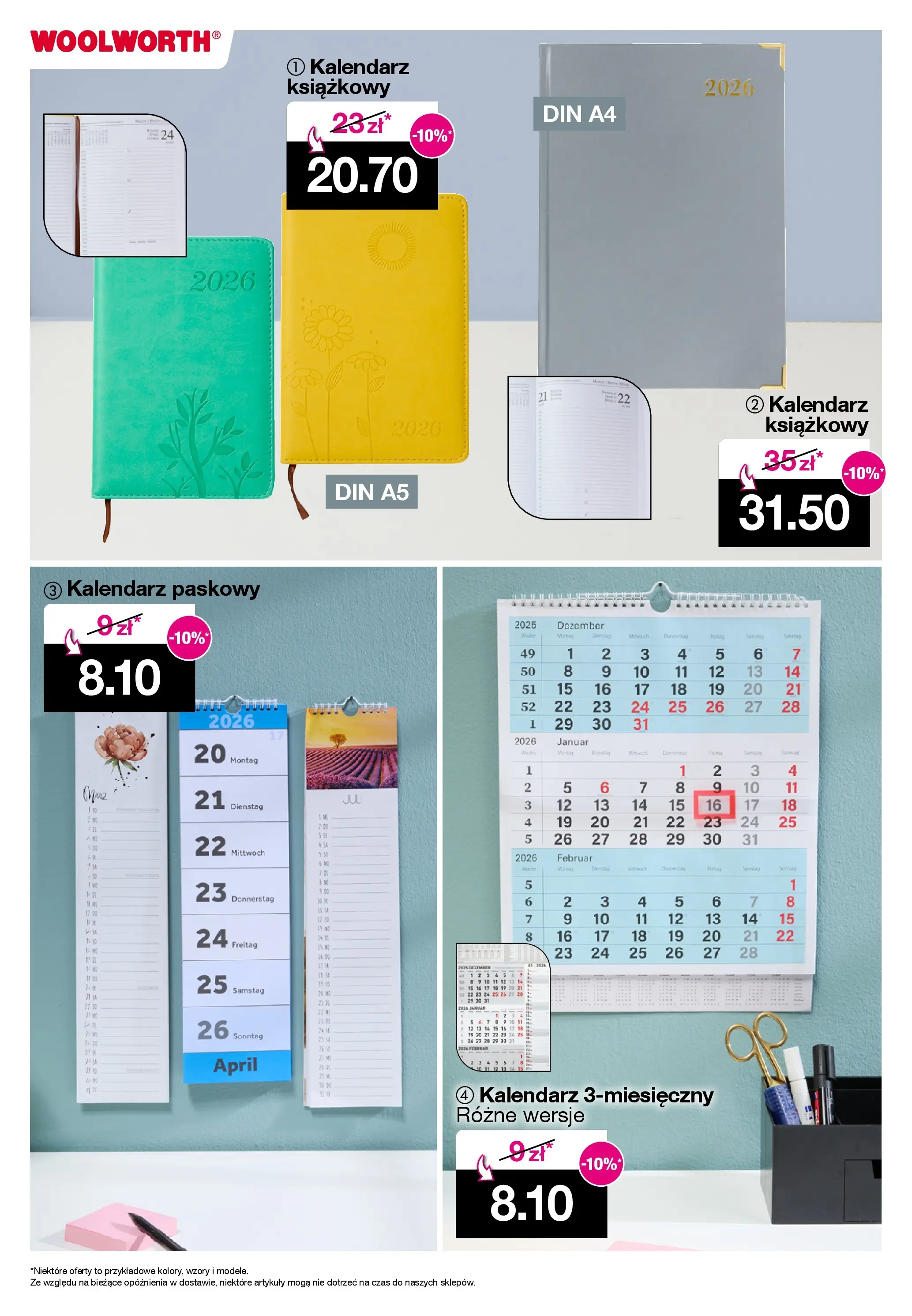 Woolworth Gazetka od (10.10.2025 - 20.10.2025) | Strona: 20 | Produkty: Kalendarz