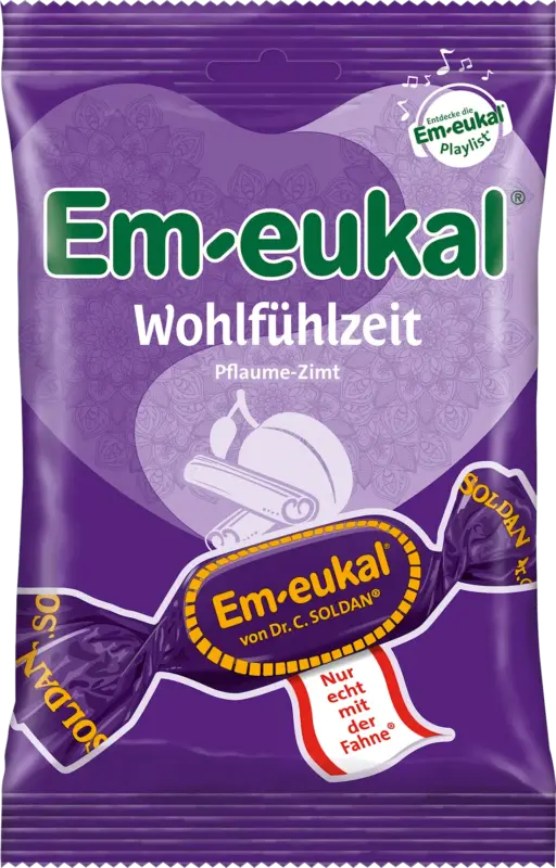 Em-eukal Bonbon, Wohlfühlzeit Pflaume-Zimt
