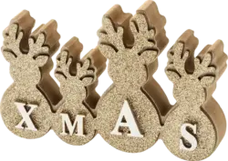 Dekorieren & Einrichten Holzaufsteller Elchreihe "XMAS"