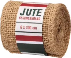 Dekorieren & Einrichten Geschenkband Jute, natur (6x300 cm)