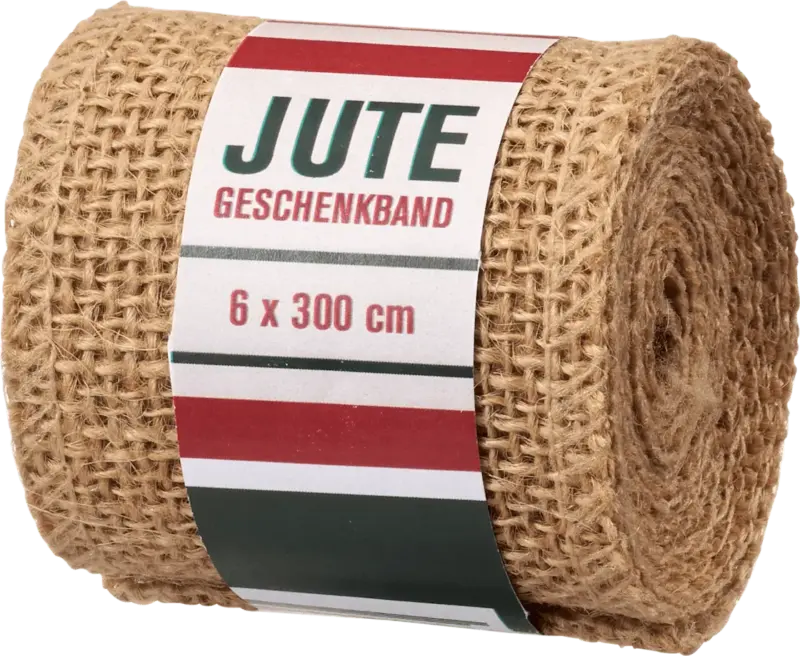 Dekorieren & Einrichten Geschenkband Jute, natur (6x300 cm)