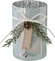 Dekorieren & Einrichten Kerzenhalter aus Glas, silber