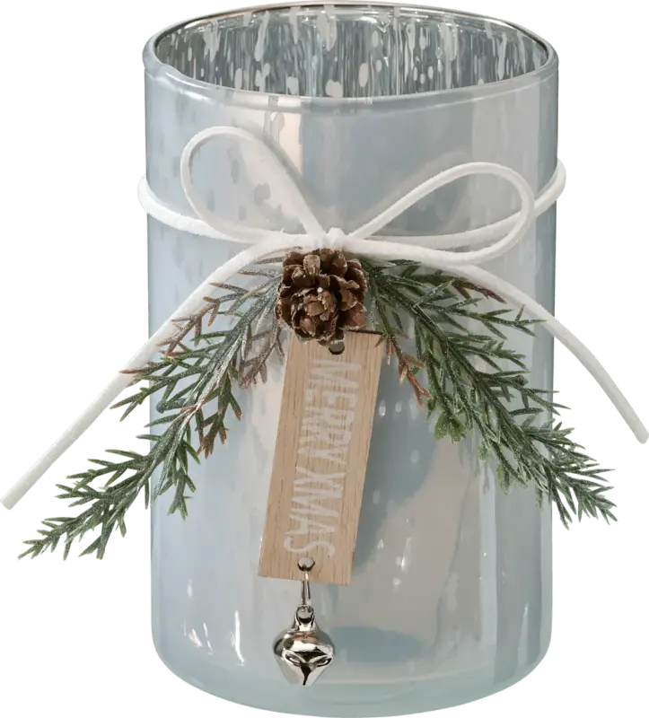 Dekorieren & Einrichten Kerzenhalter aus Glas, silber