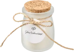 Dekorieren & Einrichten Duftkerze mit Korkdeckel "Schöne Weihnachtszeit"