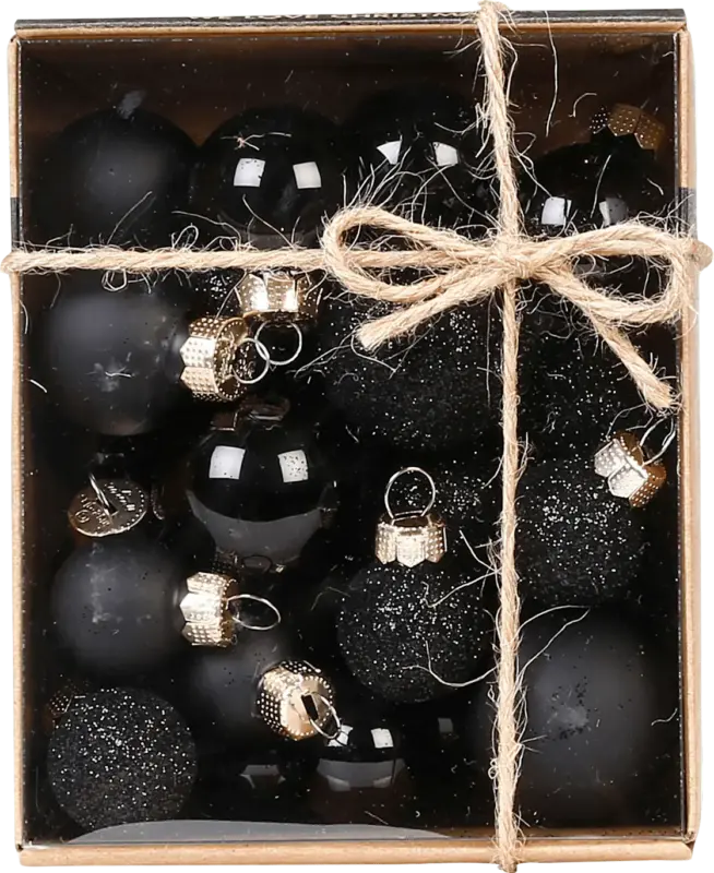 Dekorieren & Einrichten Kugel aus Glas, schwarz, mini (3 Größen)