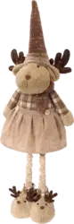 BOLTZE Stoffelch mit Ausziehbeinen bis 110 cm, Mädchen, braun