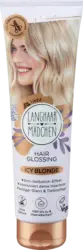 Langhaarmädchen Farb-Glanzbehandlung Glossing Icy Blonde
