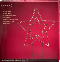 Dekorieren & Einrichten LED Metall-Stabbeleuchtung Micro, Outdoor, Stern (38 cm)