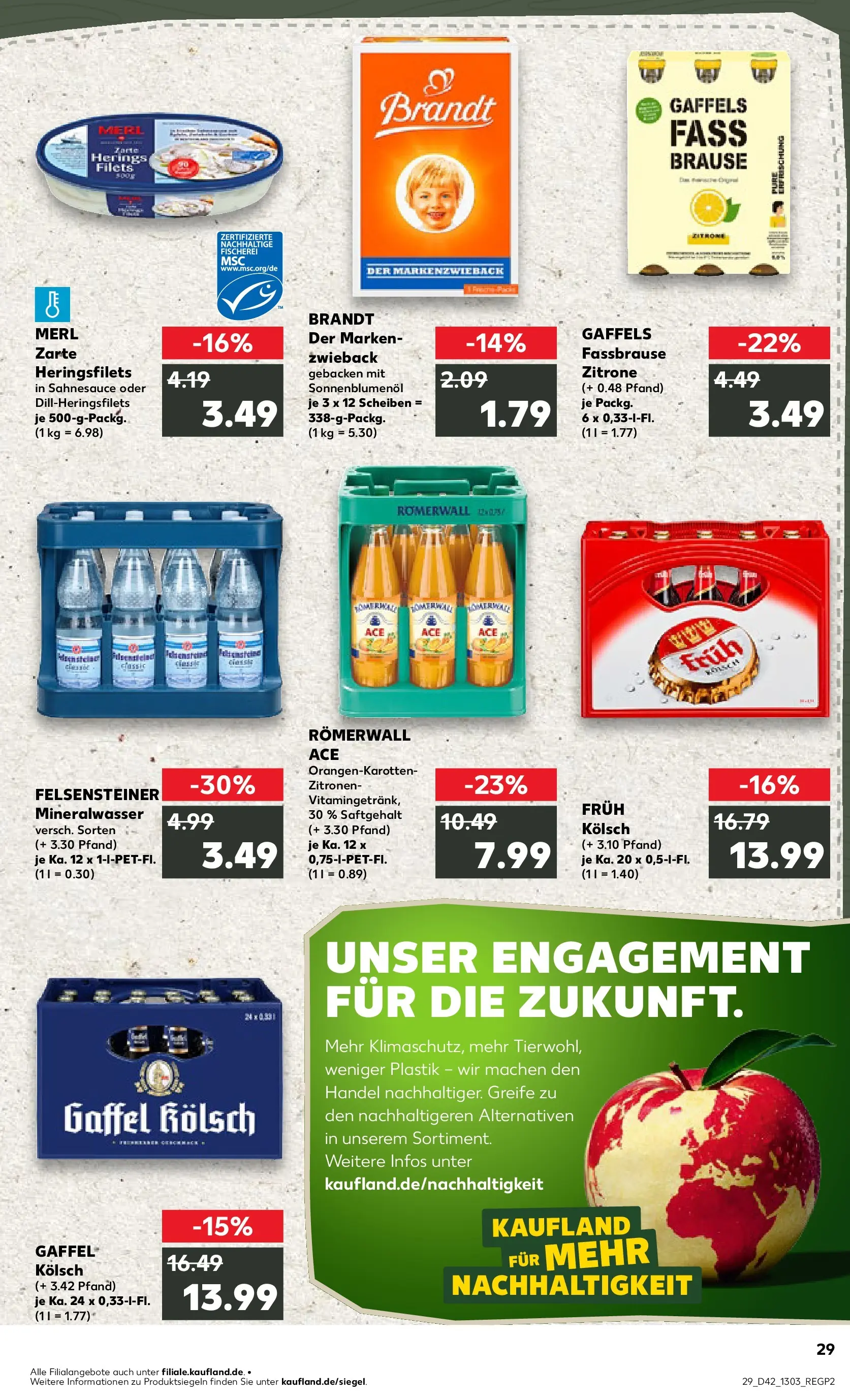 Prospekt Kaufland ab 15.10.2025 » Angebote und Werbung Online | Seite: 29 | Produkte: Sonnenblumenol, Zitrone, Fassbrause, Zitronen Prospekt Kaufland ab 15.10.2025 » Angebote Online zum Blättern | Seite: 29 | Produkte: Sonnenblumenol, Zitrone, Fassbrause, Zitronen
