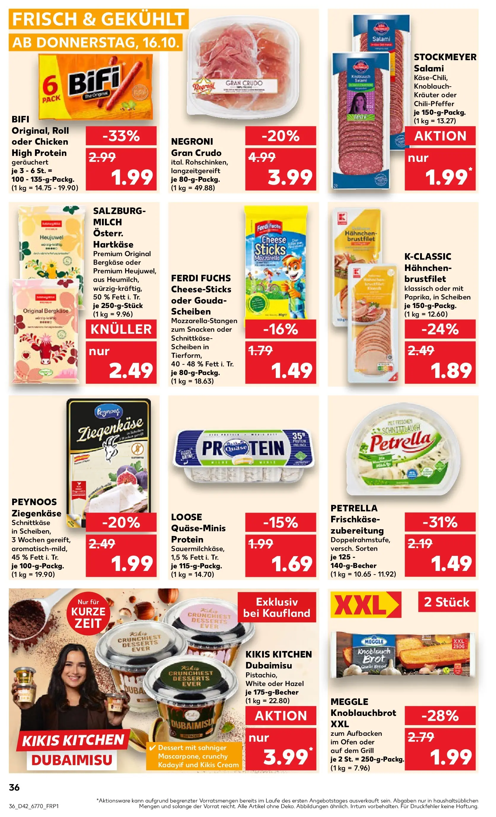 Prospekt Kaufland ab 15.10.2025 » Angebote und Werbung Online | Seite: 36 Prospekt Kaufland ab 15.10.2025 » Angebote Online zum Blättern | Seite: 36