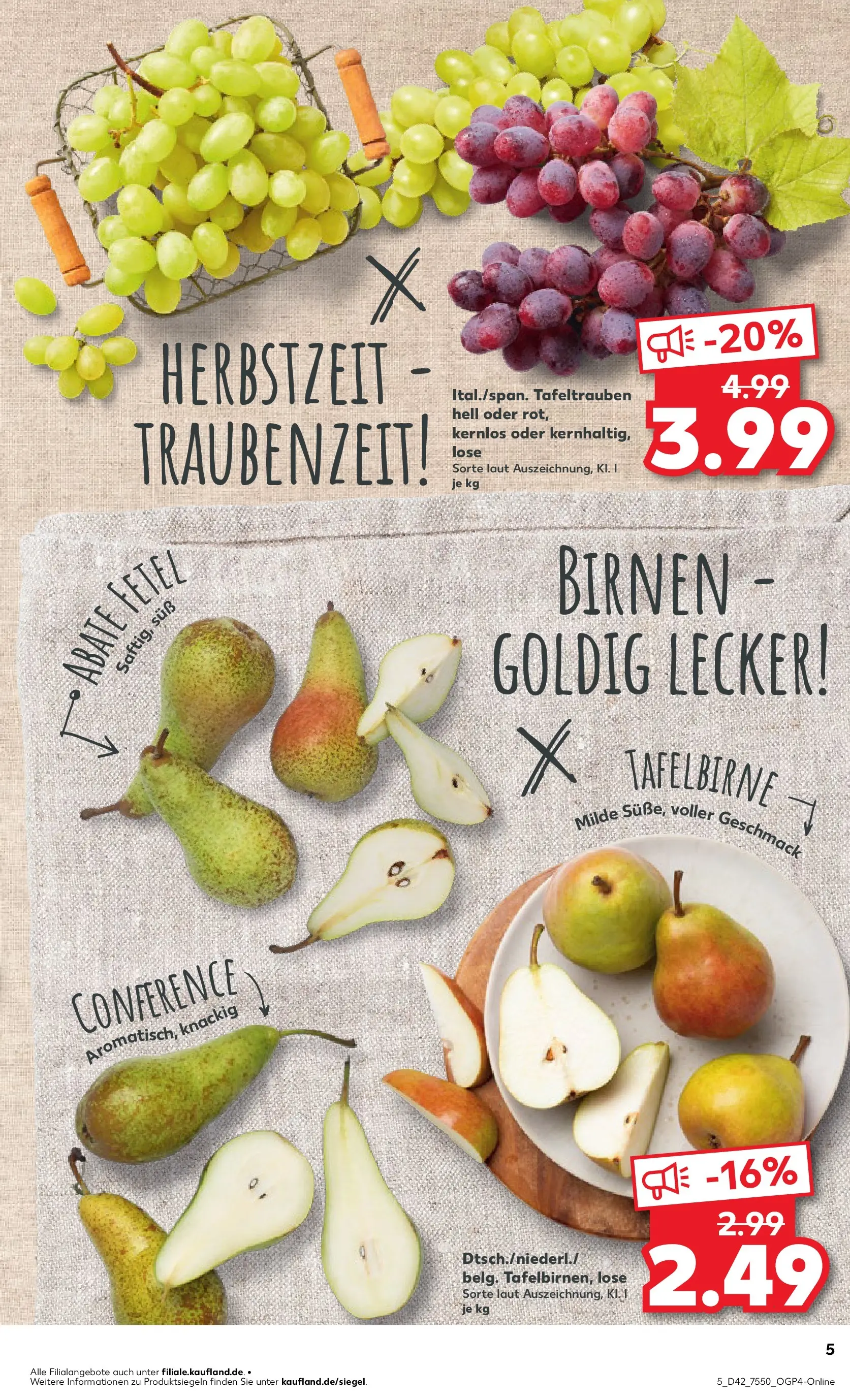 Prospekt Kaufland ab 15.10.2025 » Angebote und Werbung Online | Seite: 5 Prospekt Kaufland ab 15.10.2025 » Angebote Online zum Blättern | Seite: 5