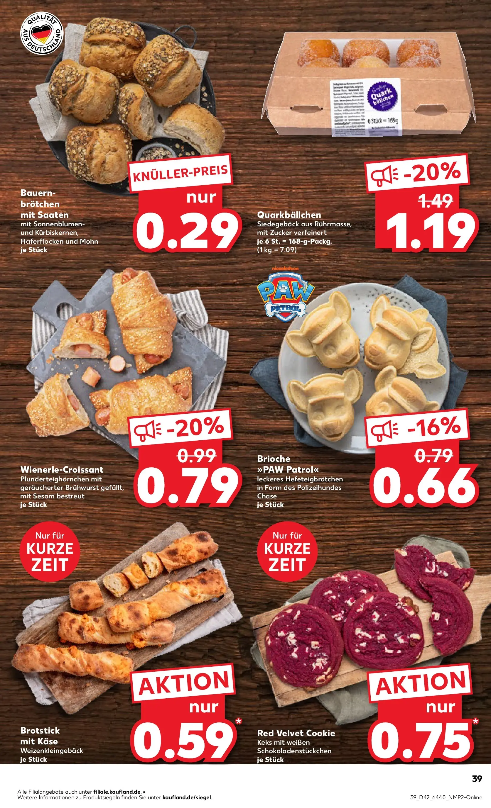Prospekt Kaufland ab 15.10.2025 » Angebote und Werbung Online | Seite: 39 | Produkte: Quark, Käse, Croissant, Zucker Prospekt Kaufland ab 15.10.2025 » Angebote Online zum Blättern | Seite: 39 | Produkte: Quark, Käse, Croissant, Zucker