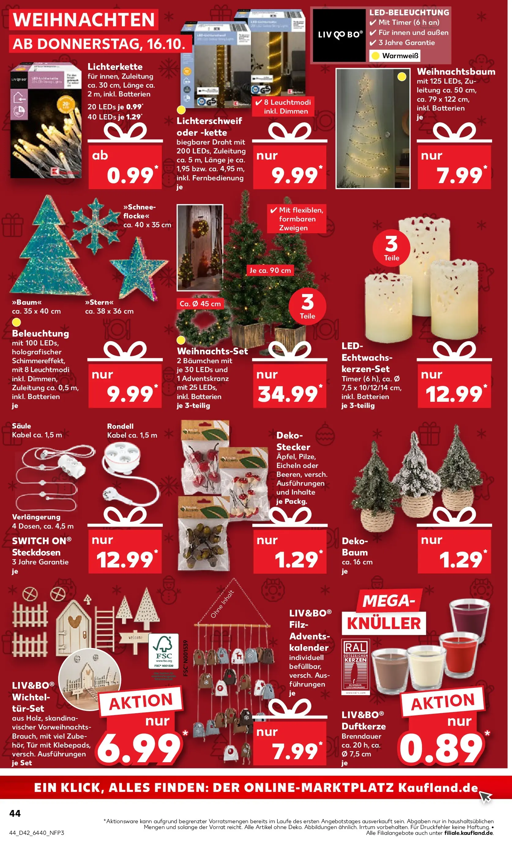 Prospekt Kaufland ab 15.10.2025 » Angebote und Werbung Online | Seite: 44 | Produkte: Kabel, Batterien, Tür Prospekt Kaufland ab 15.10.2025 » Angebote Online zum Blättern | Seite: 44 | Produkte: Kabel, Batterien, Tür