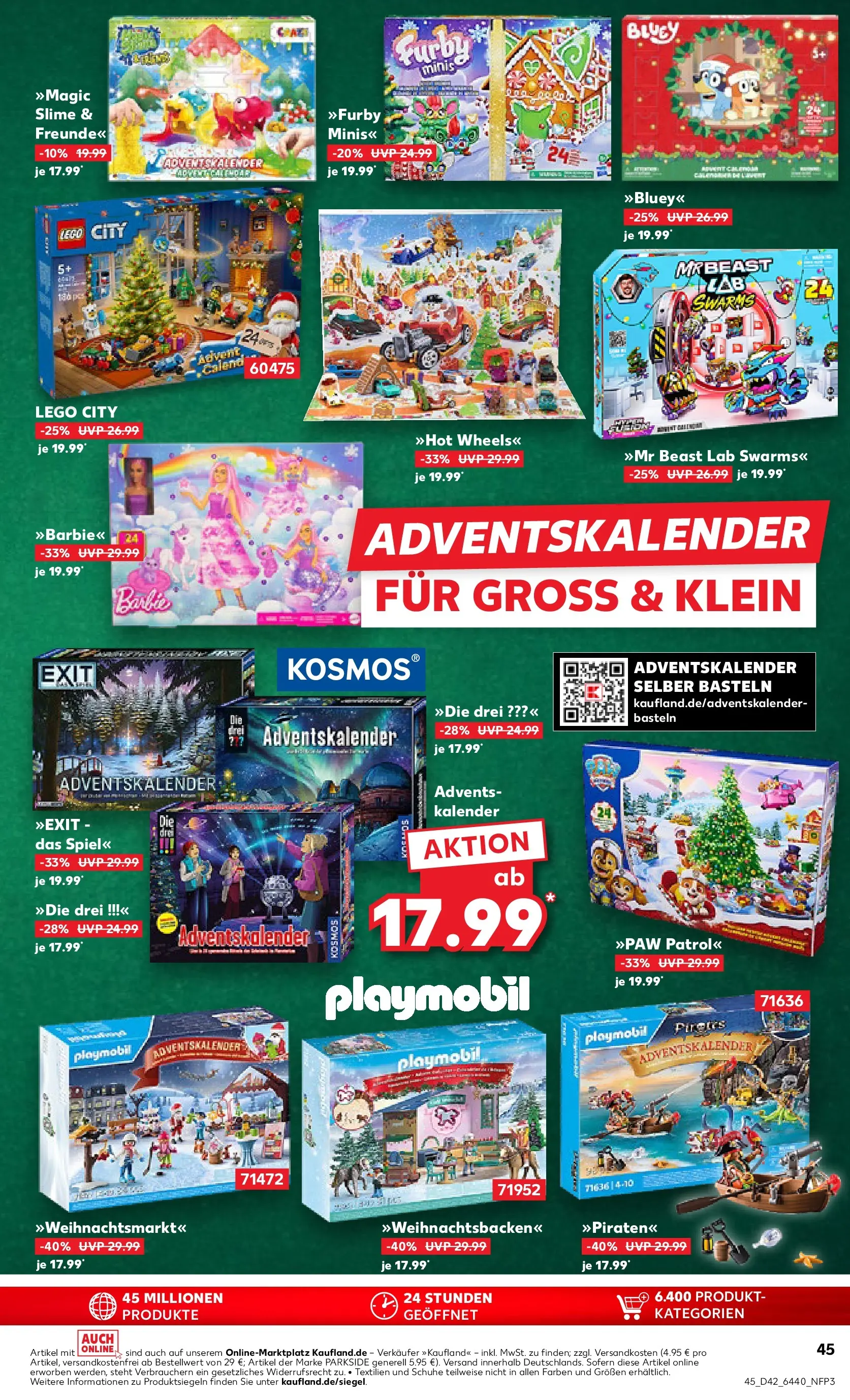 Prospekt Kaufland ab 15.10.2025 » Angebote und Werbung Online | Seite: 45 | Produkte: Spiel Prospekt Kaufland ab 15.10.2025 » Angebote Online zum Blättern | Seite: 45 | Produkte: Spiel