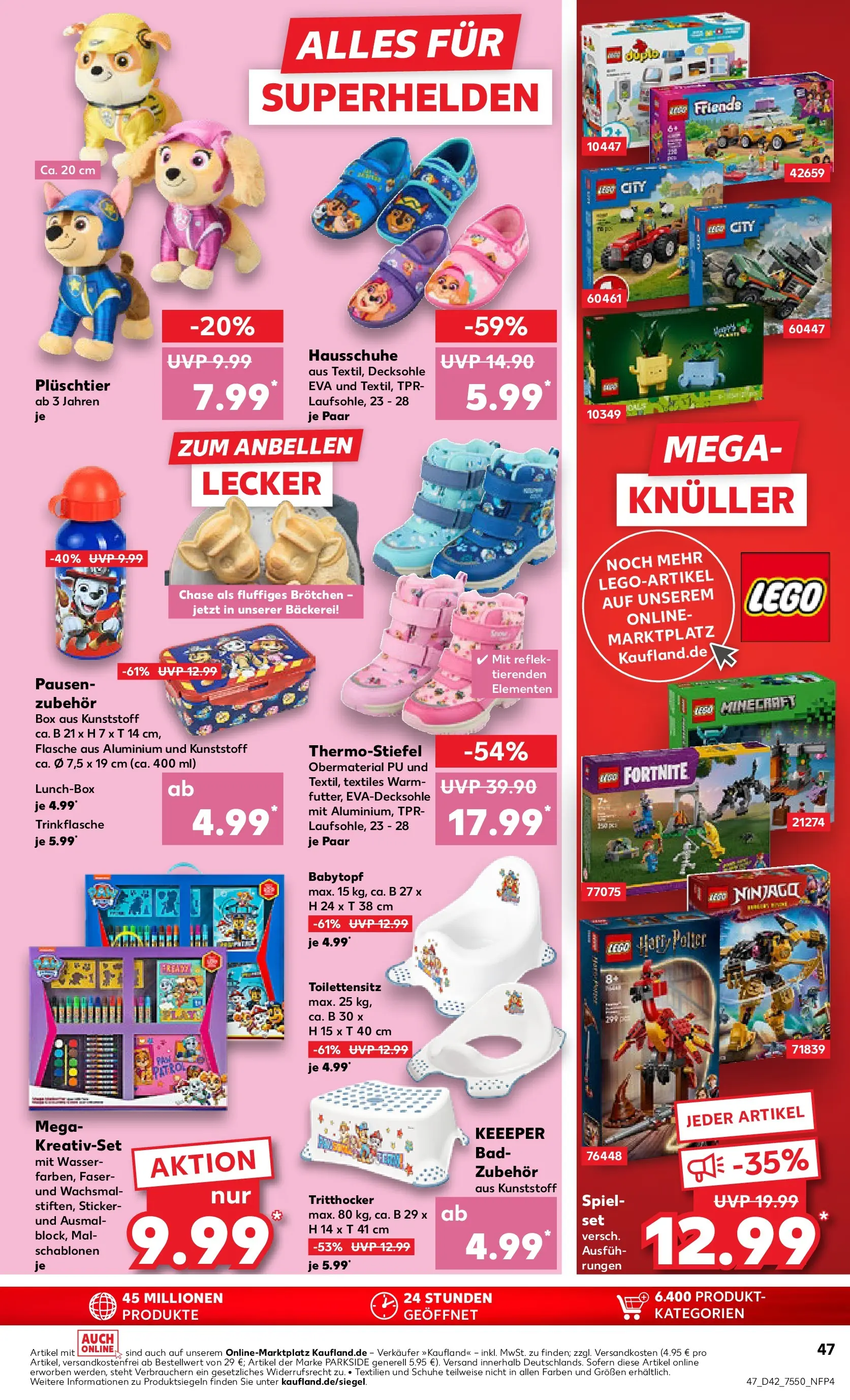 Prospekt Kaufland ab 15.10.2025 » Angebote und Werbung Online | Seite: 47 | Produkte: Spiel, Bäckerei, Box, Hausschuhe Prospekt Kaufland ab 15.10.2025 » Angebote Online zum Blättern | Seite: 47 | Produkte: Spiel, Bäckerei, Box, Hausschuhe