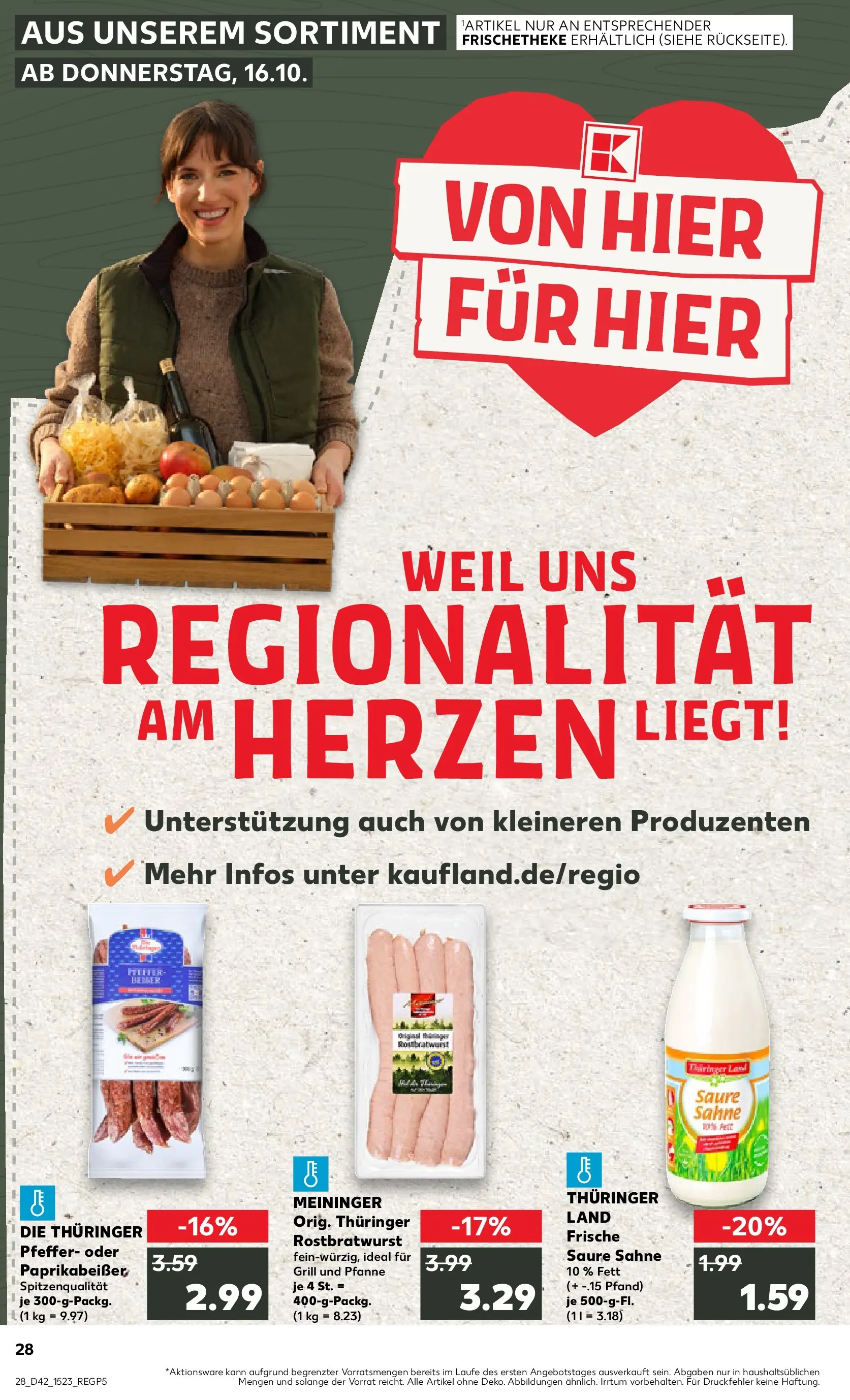 Prospekt Kaufland ab 15.10.2025 » Angebote und Werbung Online | Seite: 28 | Produkte: Grill, Pfeffer, Sahne Prospekt Kaufland ab 15.10.2025 » Angebote Online zum Blättern | Seite: 28 | Produkte: Grill, Pfeffer, Sahne