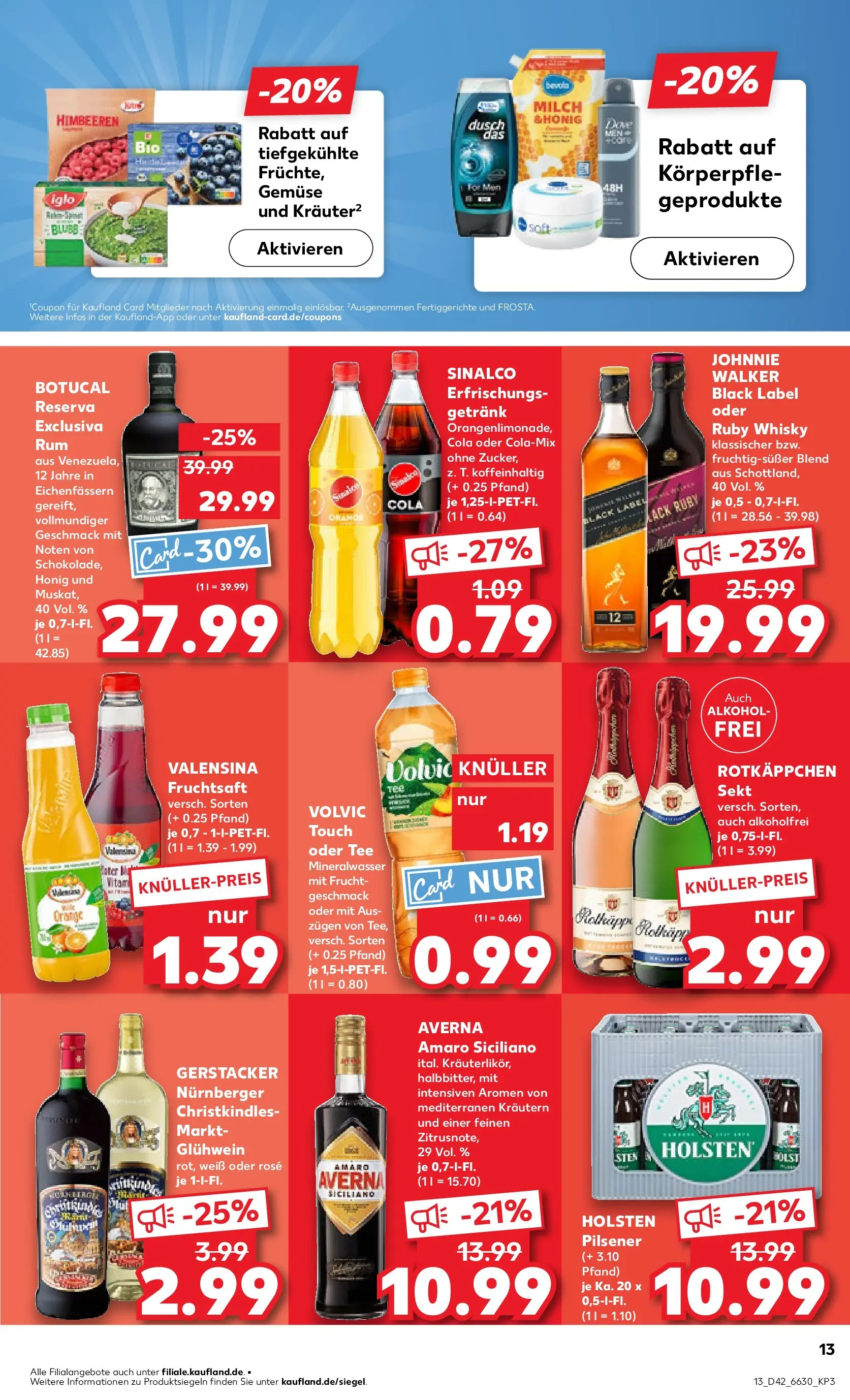 Prospekt Kaufland ab 15.10.2025 » Angebote und Werbung Online | Seite: 13 | Produkte: Rotkappchen sekt, Iglo, Gemüse, Zucker Prospekt Kaufland ab 15.10.2025 » Angebote Online zum Blättern | Seite: 13 | Produkte: Rotkappchen sekt, Iglo, Gemüse, Zucker