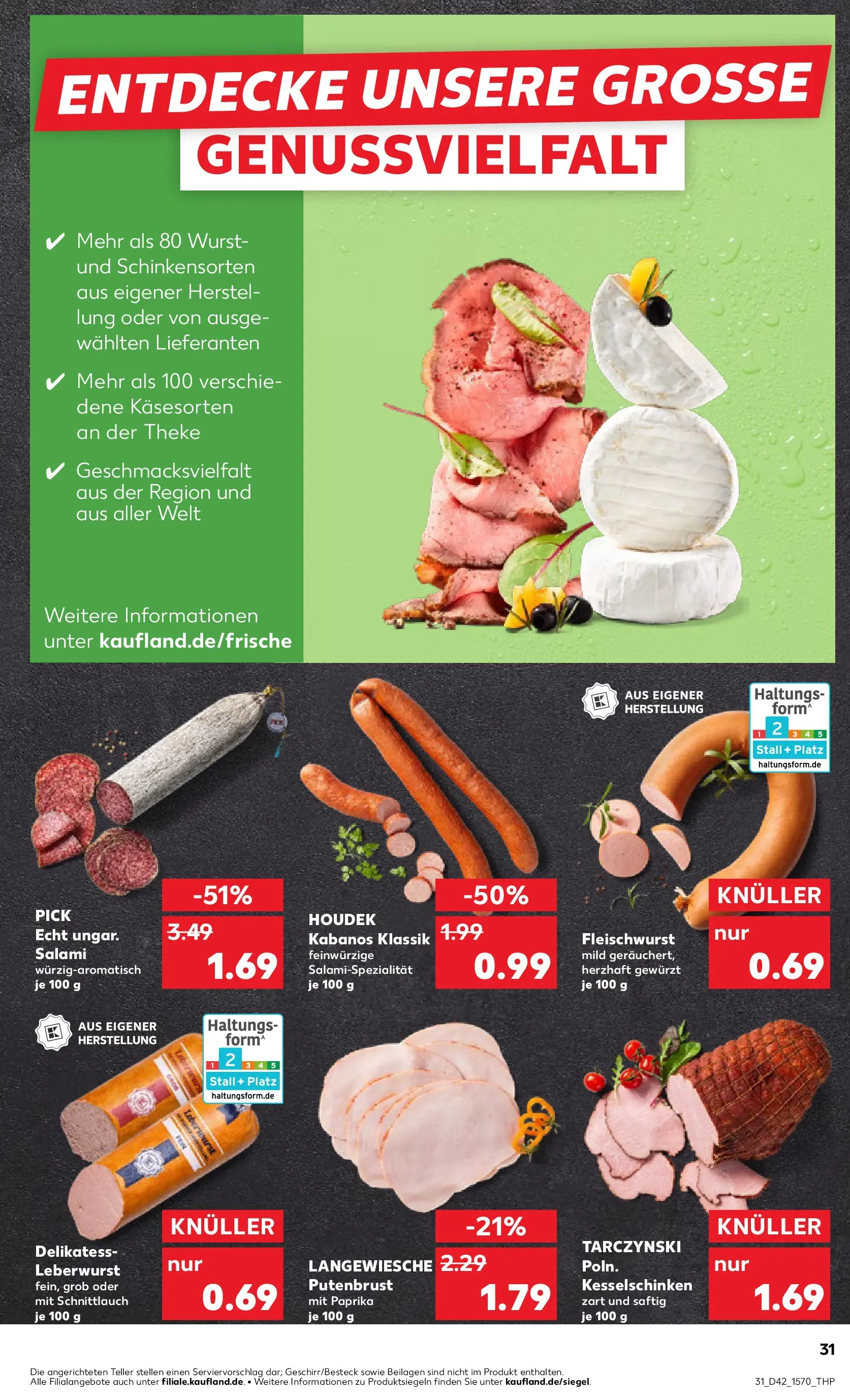 Prospekt Kaufland ab 15.10.2025 » Angebote und Werbung Online | Seite: 31 Prospekt Kaufland ab 15.10.2025 » Angebote Online zum Blättern | Seite: 31