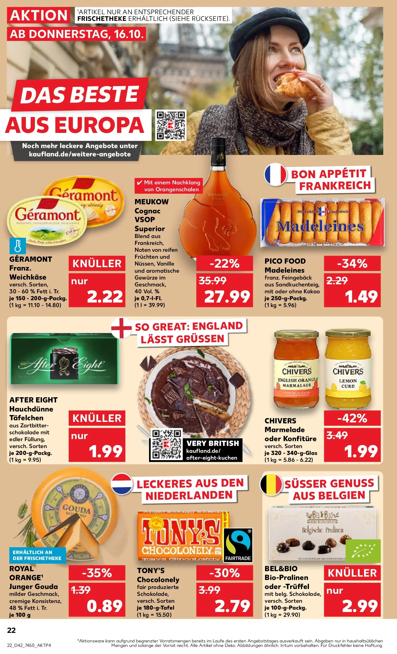 Prospekt Kaufland ab 15.10.2025 » Angebote und Werbung Online | Seite: 22 | Produkte: Geramont, Schokolade, Gouda, Gewürze Prospekt Kaufland ab 15.10.2025 » Angebote Online zum Blättern | Seite: 22 | Produkte: Geramont, Schokolade, Gouda, Gewürze
