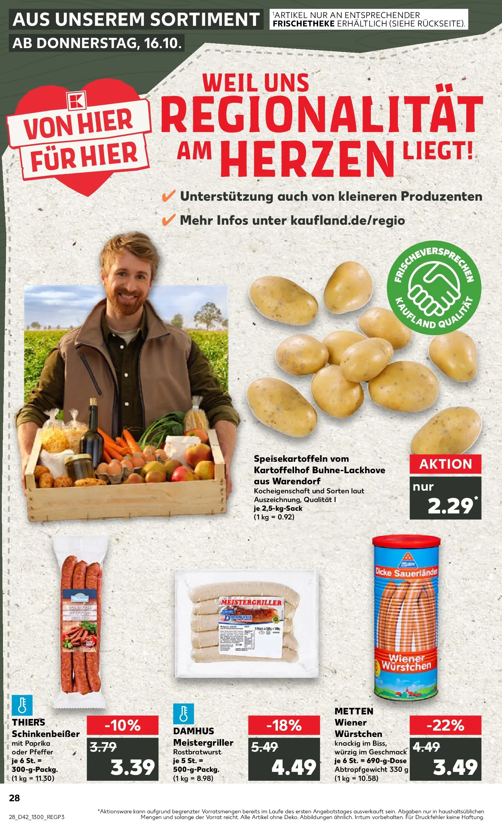 Prospekt Kaufland ab 15.10.2025 » Angebote und Werbung Online | Seite: 28 Prospekt Kaufland ab 15.10.2025 » Angebote Online zum Blättern | Seite: 28
