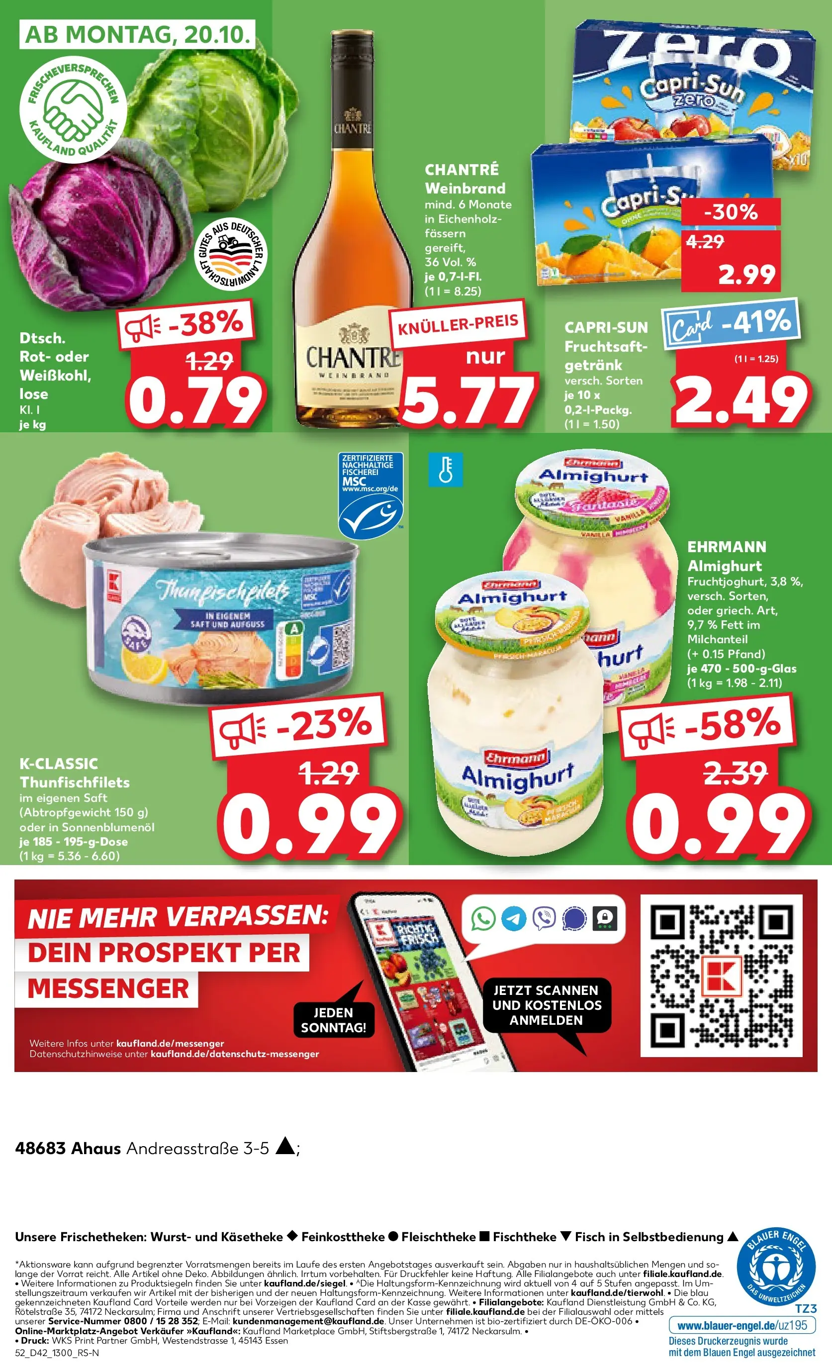 Prospekt Kaufland ab 15.10.2025 » Angebote und Werbung Online | Seite: 52 Prospekt Kaufland ab 15.10.2025 » Angebote Online zum Blättern | Seite: 52