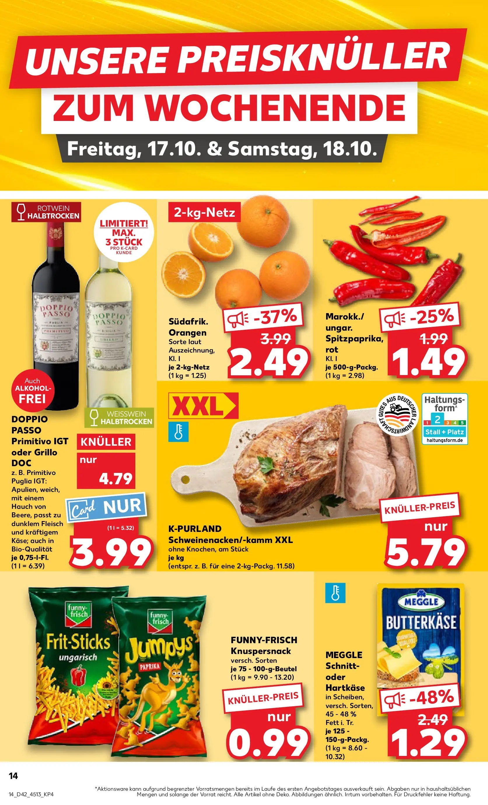 Prospekt Kaufland ab 15.10.2025 » Angebote und Werbung Online | Seite: 14 Prospekt Kaufland ab 15.10.2025 » Angebote Online zum Blättern | Seite: 14