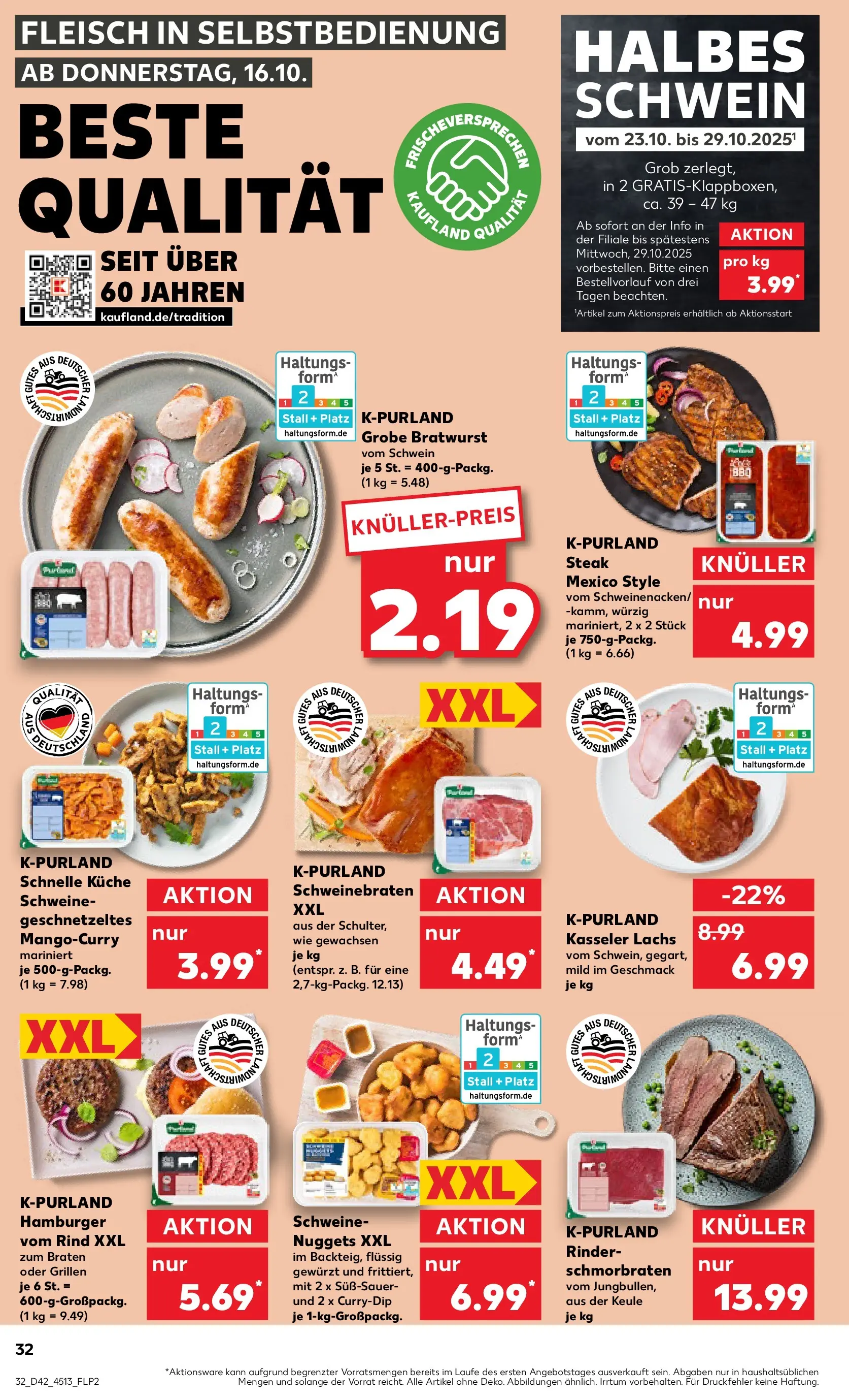 Prospekt Kaufland ab 15.10.2025 » Angebote und Werbung Online | Seite: 32 Prospekt Kaufland ab 15.10.2025 » Angebote Online zum Blättern | Seite: 32