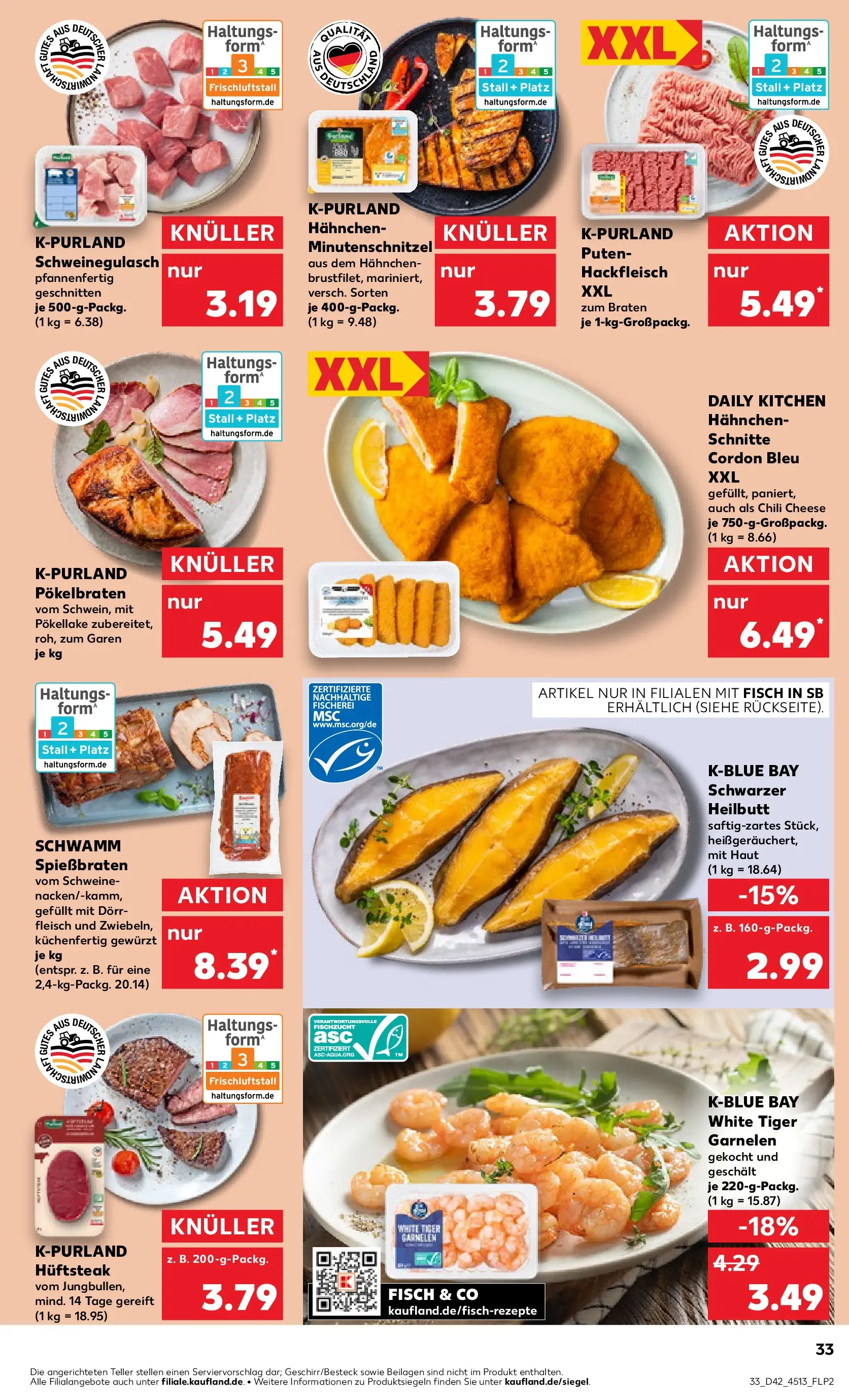 Prospekt Kaufland ab 15.10.2025 » Angebote und Werbung Online | Seite: 33 Prospekt Kaufland ab 15.10.2025 » Angebote Online zum Blättern | Seite: 33
