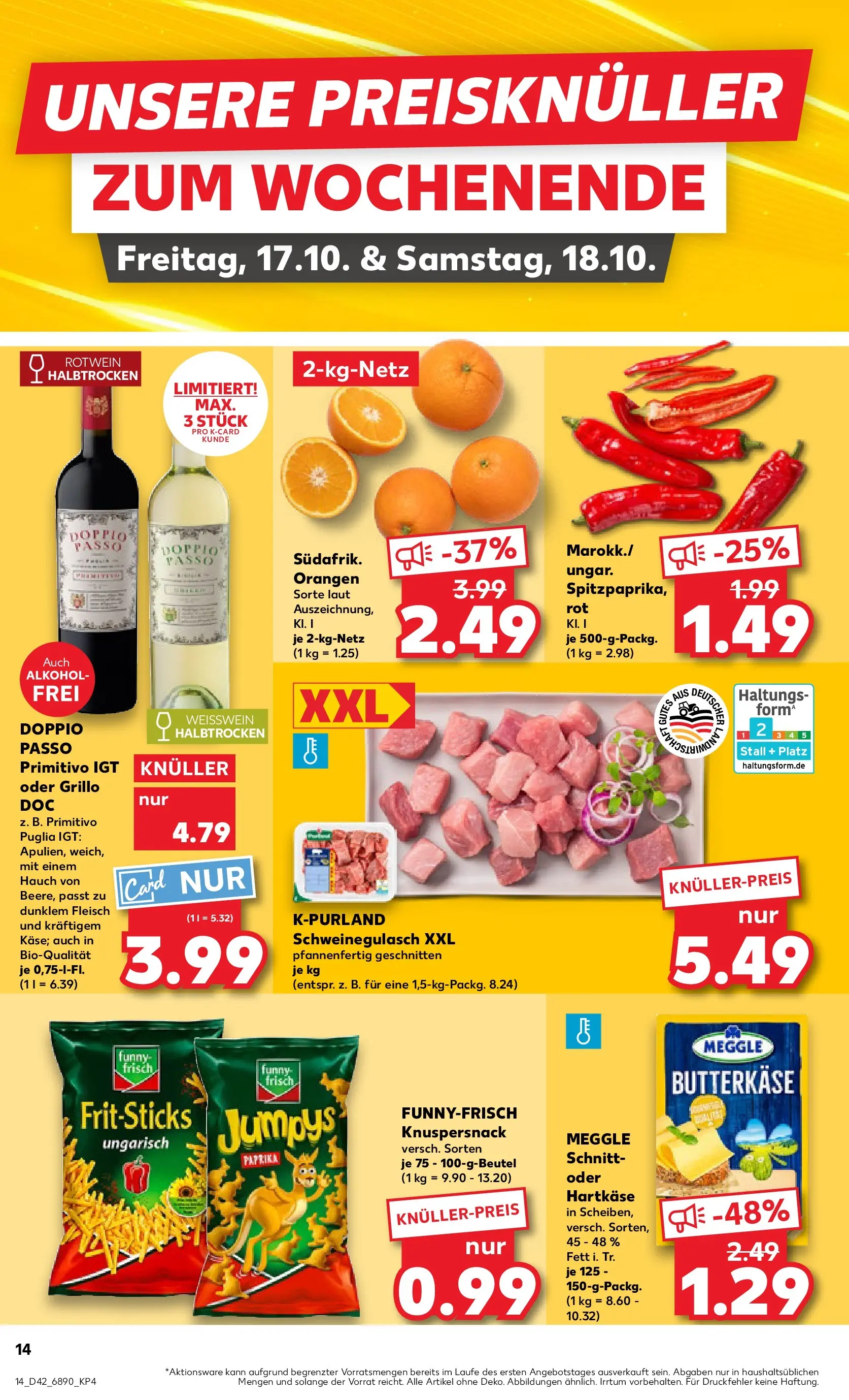 Prospekt Kaufland ab 15.10.2025 » Angebote und Werbung Online | Seite: 14 Prospekt Kaufland ab 15.10.2025 » Angebote Online zum Blättern | Seite: 14