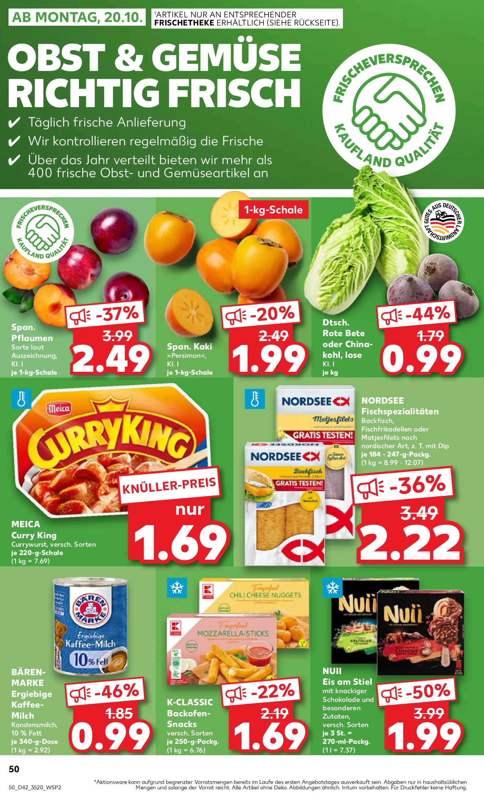 Prospekt Kaufland ab 15.10.2025 » Angebote und Werbung Online | Seite: 50 | Produkte: Kaffee, Schokolade, Meica, Backofen Prospekt Kaufland ab 15.10.2025 » Angebote Online zum Blättern | Seite: 50 | Produkte: Kaffee, Schokolade, Meica, Backofen