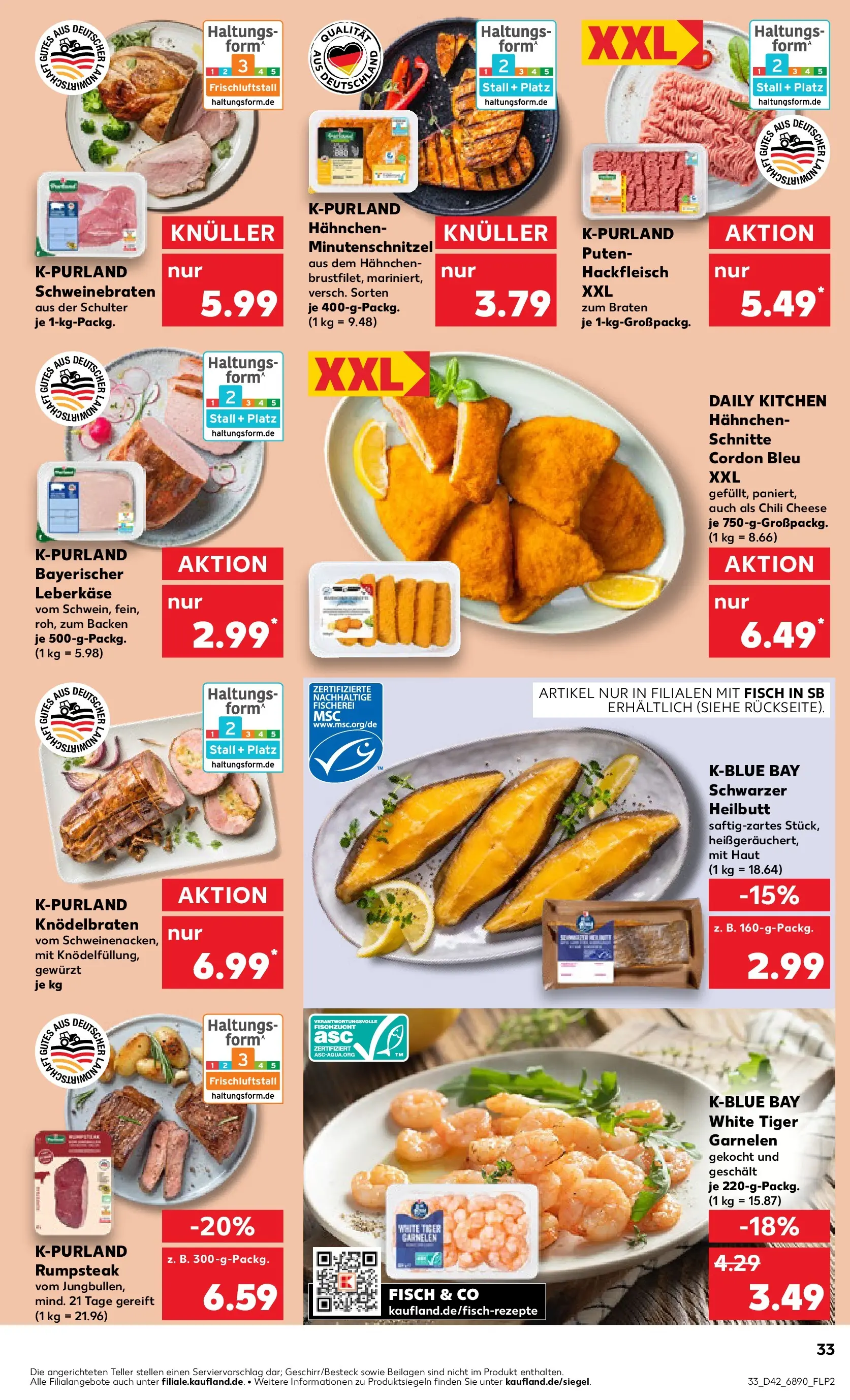 Prospekt Kaufland ab 15.10.2025 » Angebote und Werbung Online | Seite: 33 Prospekt Kaufland ab 15.10.2025 » Angebote Online zum Blättern | Seite: 33