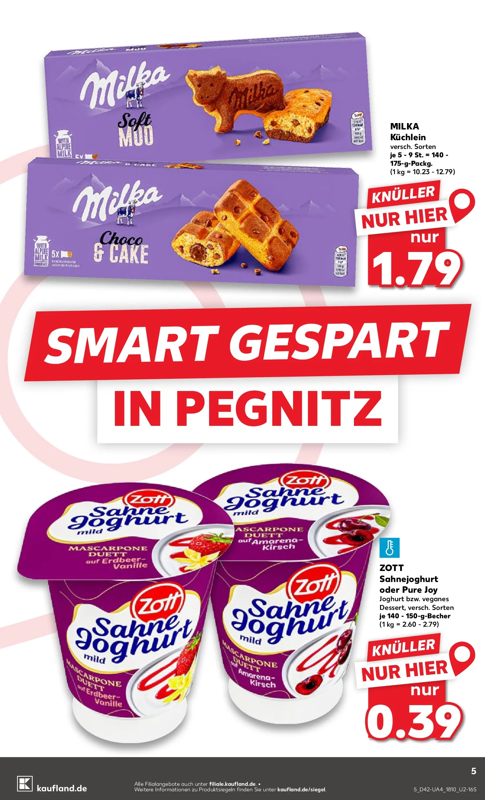 Prospekt Kaufland ab 15.10.2025 » Angebote und Werbung Online | Seite: 5 | Produkte: Mascarpone, Joghurt, Milka, Sahne Prospekt Kaufland ab 15.10.2025 » Angebote Online zum Blättern | Seite: 5 | Produkte: Mascarpone, Joghurt, Milka, Sahne
