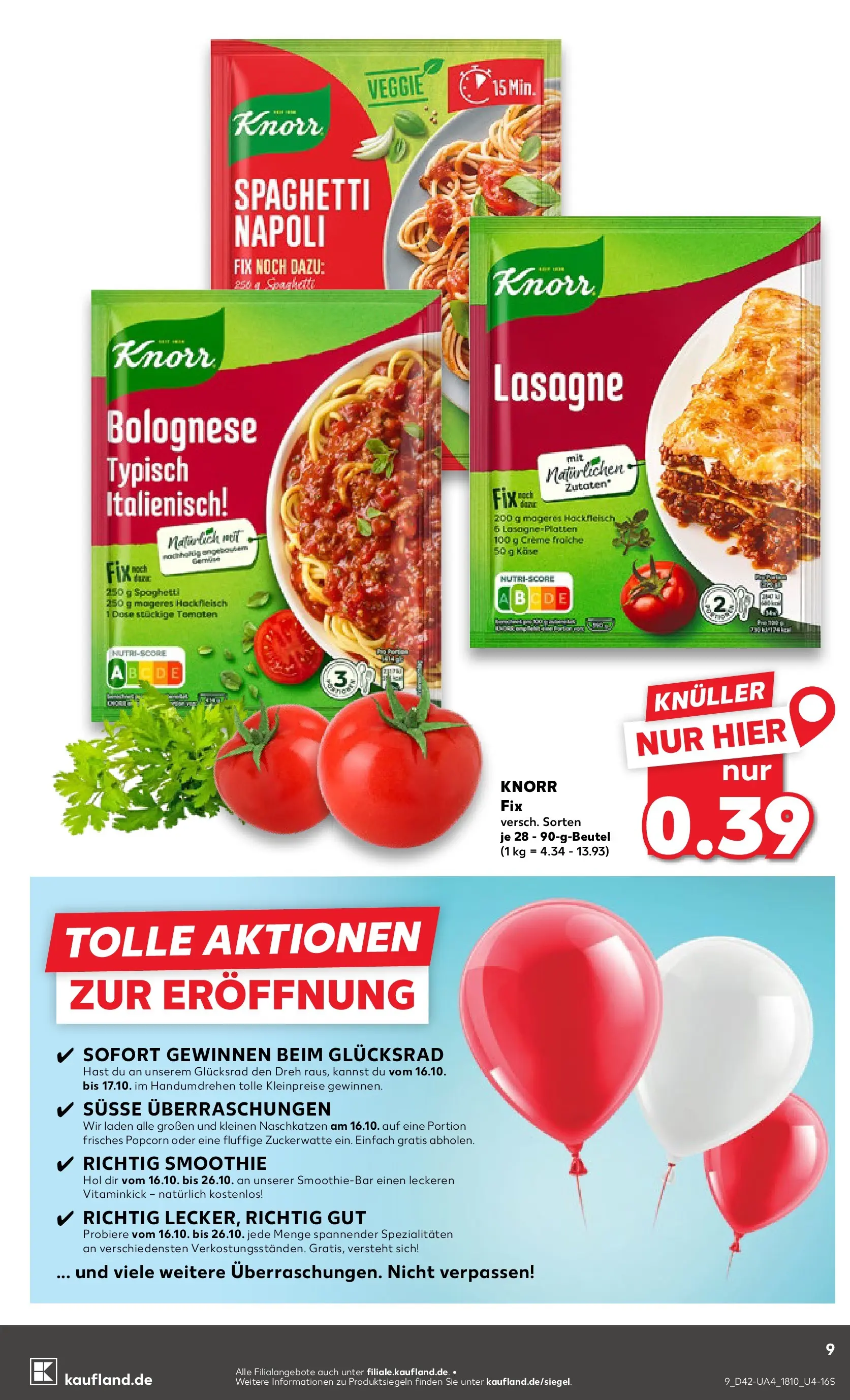 Prospekt Kaufland ab 15.10.2025 » Angebote und Werbung Online | Seite: 9 | Produkte: Käse, Tomaten, Creme, Hackfleisch Prospekt Kaufland ab 15.10.2025 » Angebote Online zum Blättern | Seite: 9 | Produkte: Käse, Tomaten, Creme, Hackfleisch