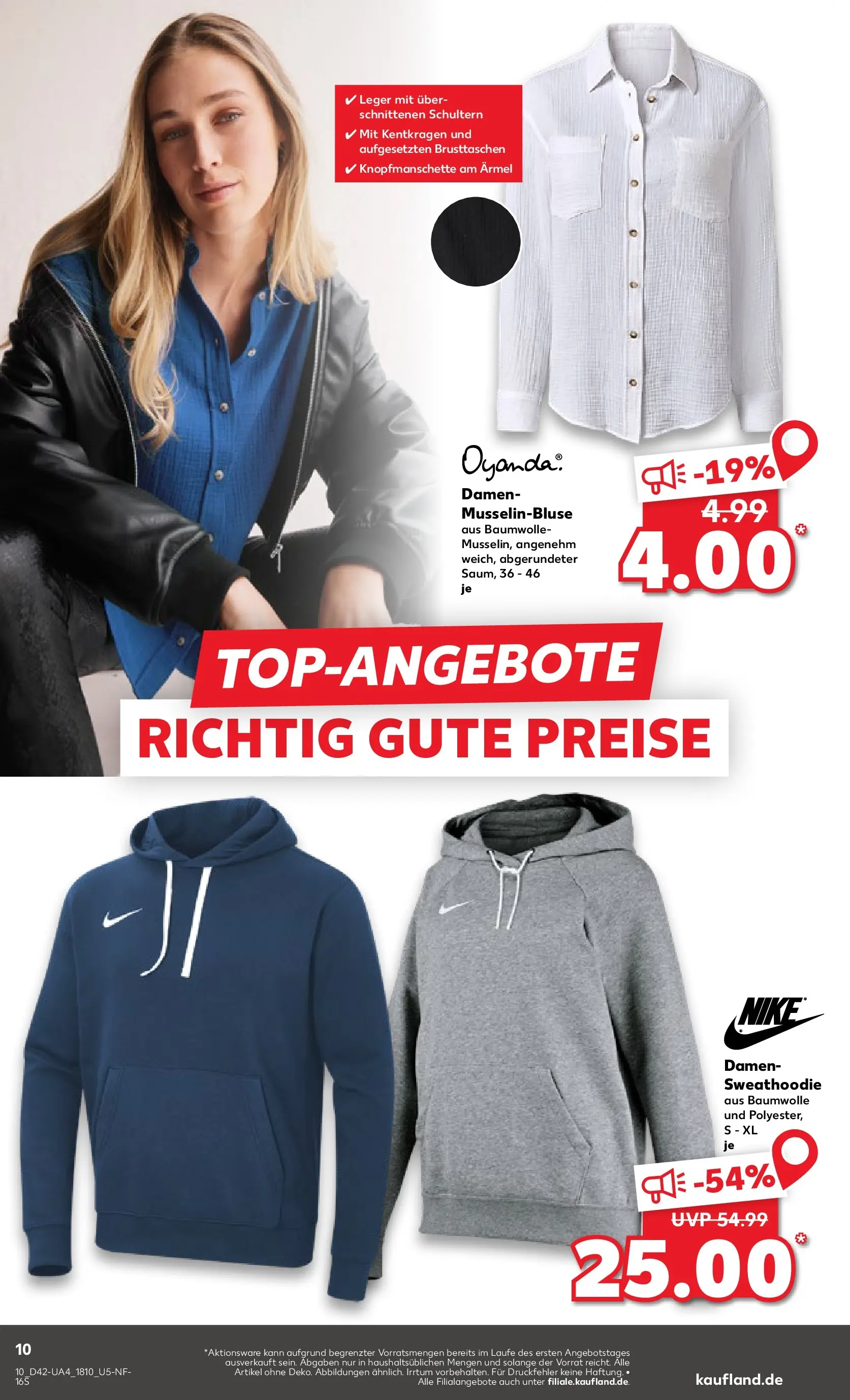 Prospekt Kaufland ab 15.10.2025 » Angebote und Werbung Online | Seite: 10 | Produkte: Hoodie Prospekt Kaufland ab 15.10.2025 » Angebote Online zum Blättern | Seite: 10 | Produkte: Hoodie